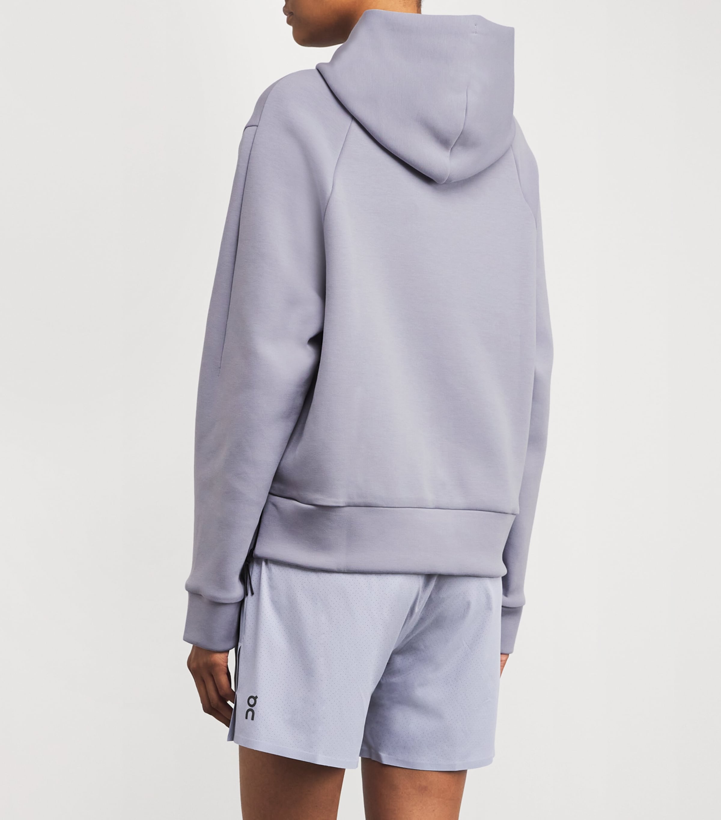 Cotton-Blend Focus Tech Hoodie LILAC Image 4
