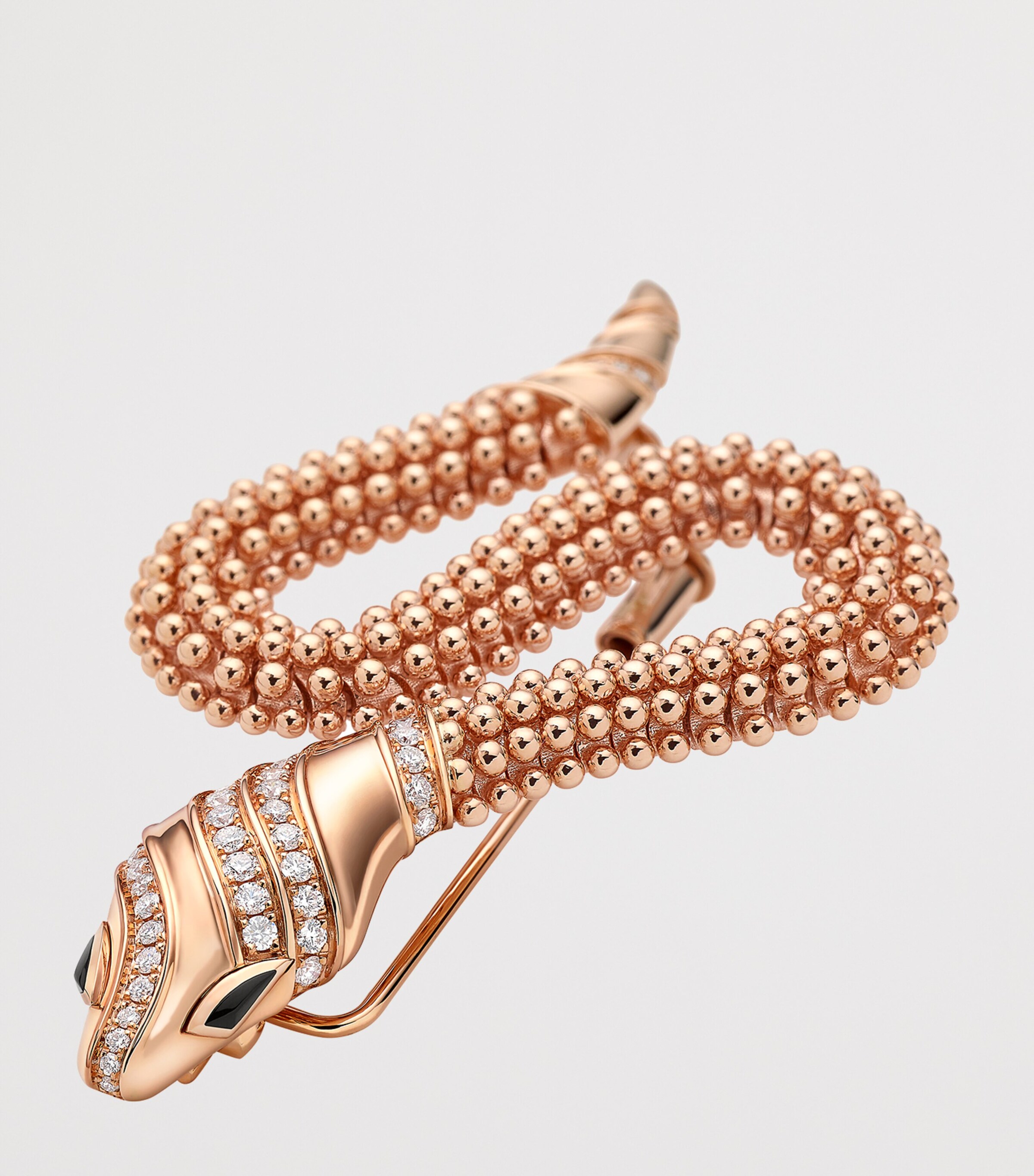 Rose Gold And Diamond Serpenti Brooch PINK GOLD Image 2