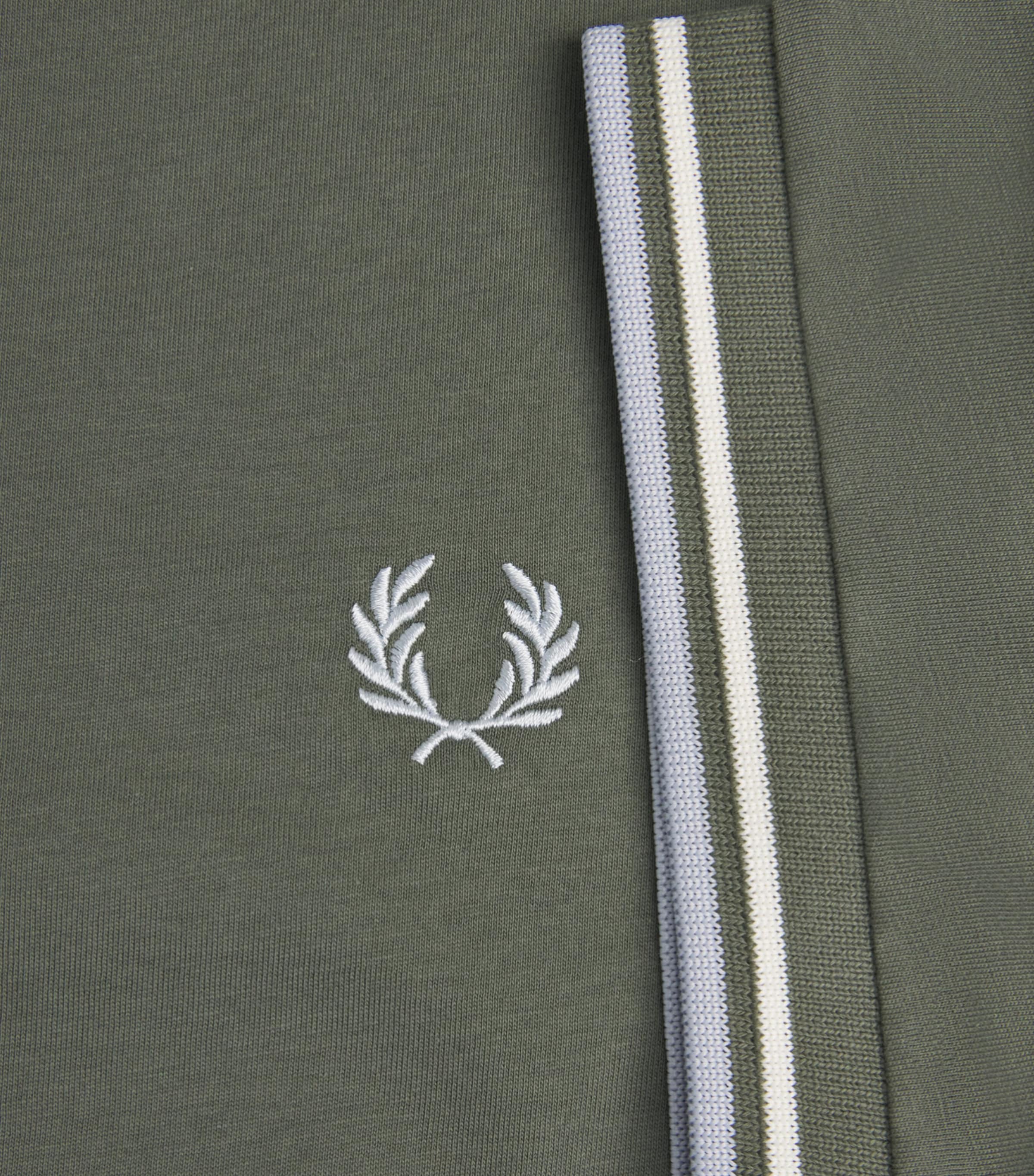 Fred Perry Mens Cotton Twin Tipped T-Shirt Laurel Wreath Gr Image 6