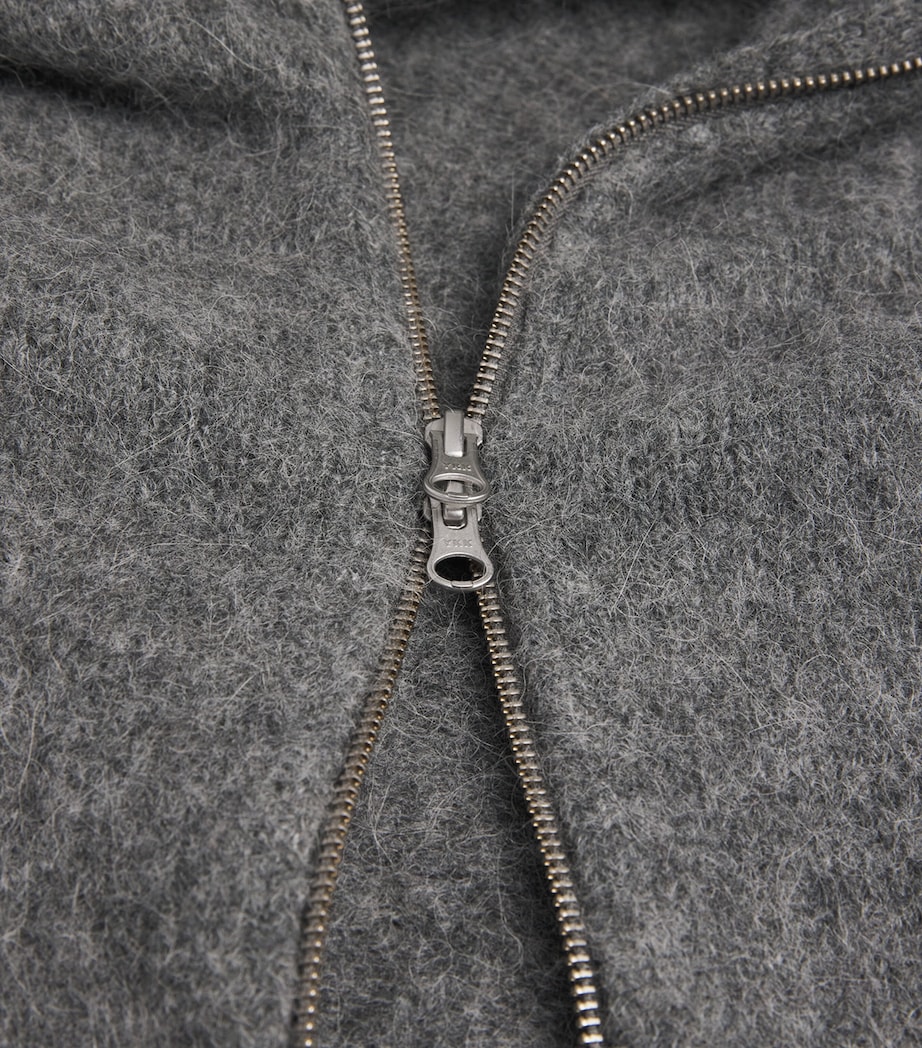 Alpaca-Blend Sajean Cardigan IRON GATE Image 5