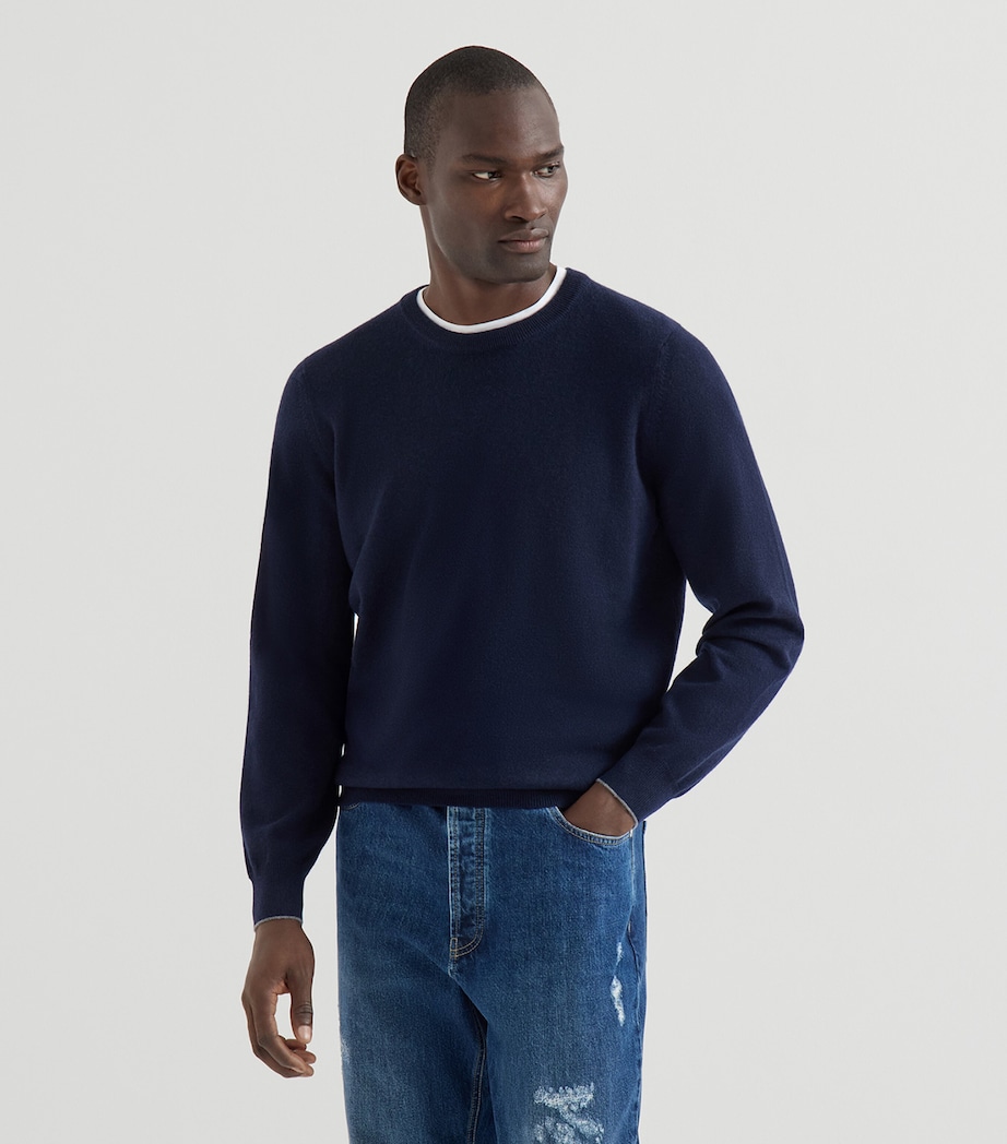 Brunello Cucinelli Mens Cashmere Sweater Image 3