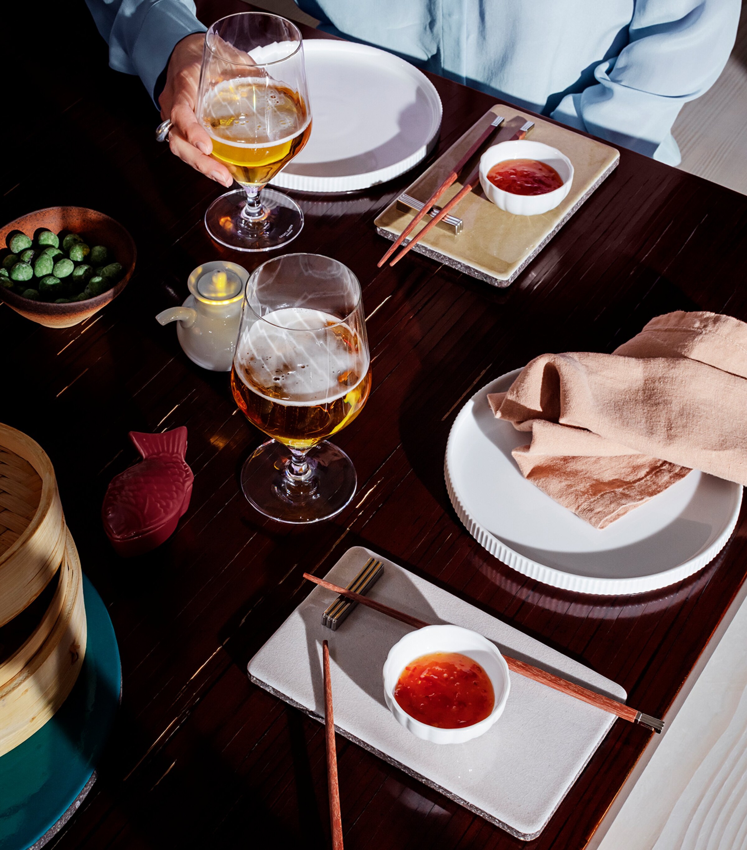 Porcelain Berndadotte Petit Bowl (Set of 2) WHITE Image 5