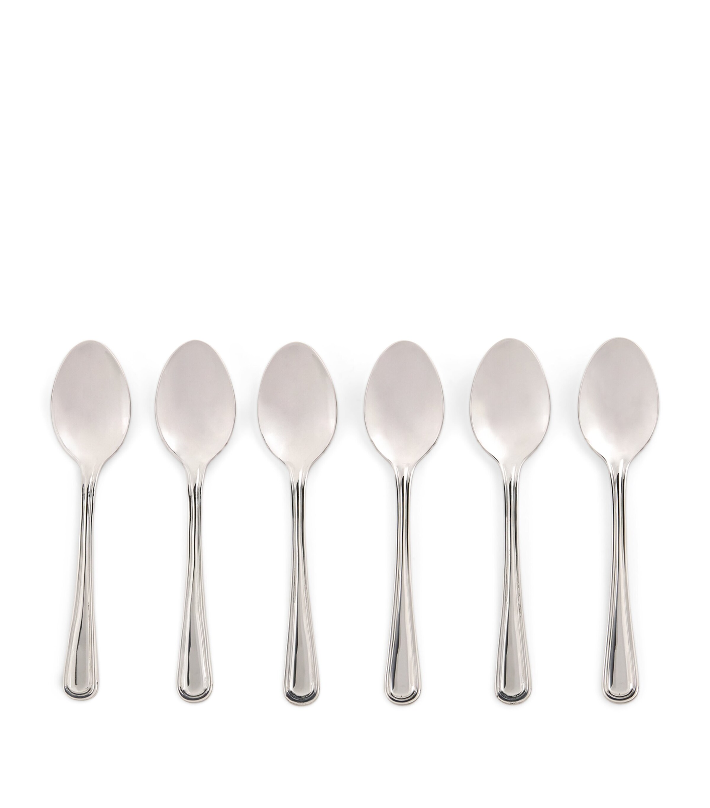 Harrods Set of 6 Stainless Steel Teaspoons