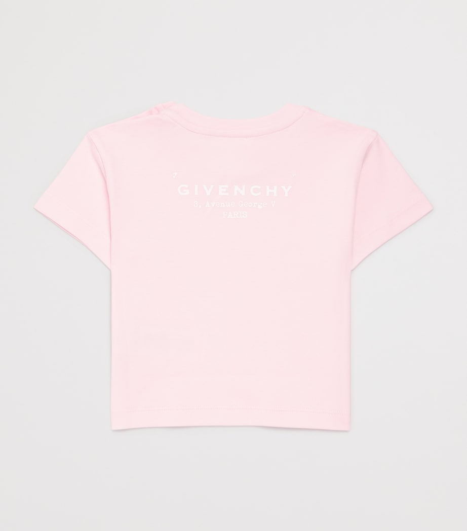 Cotton Logo T-Shirt (2-18 Years) H31184/44ZMARSHMALLW Image 2