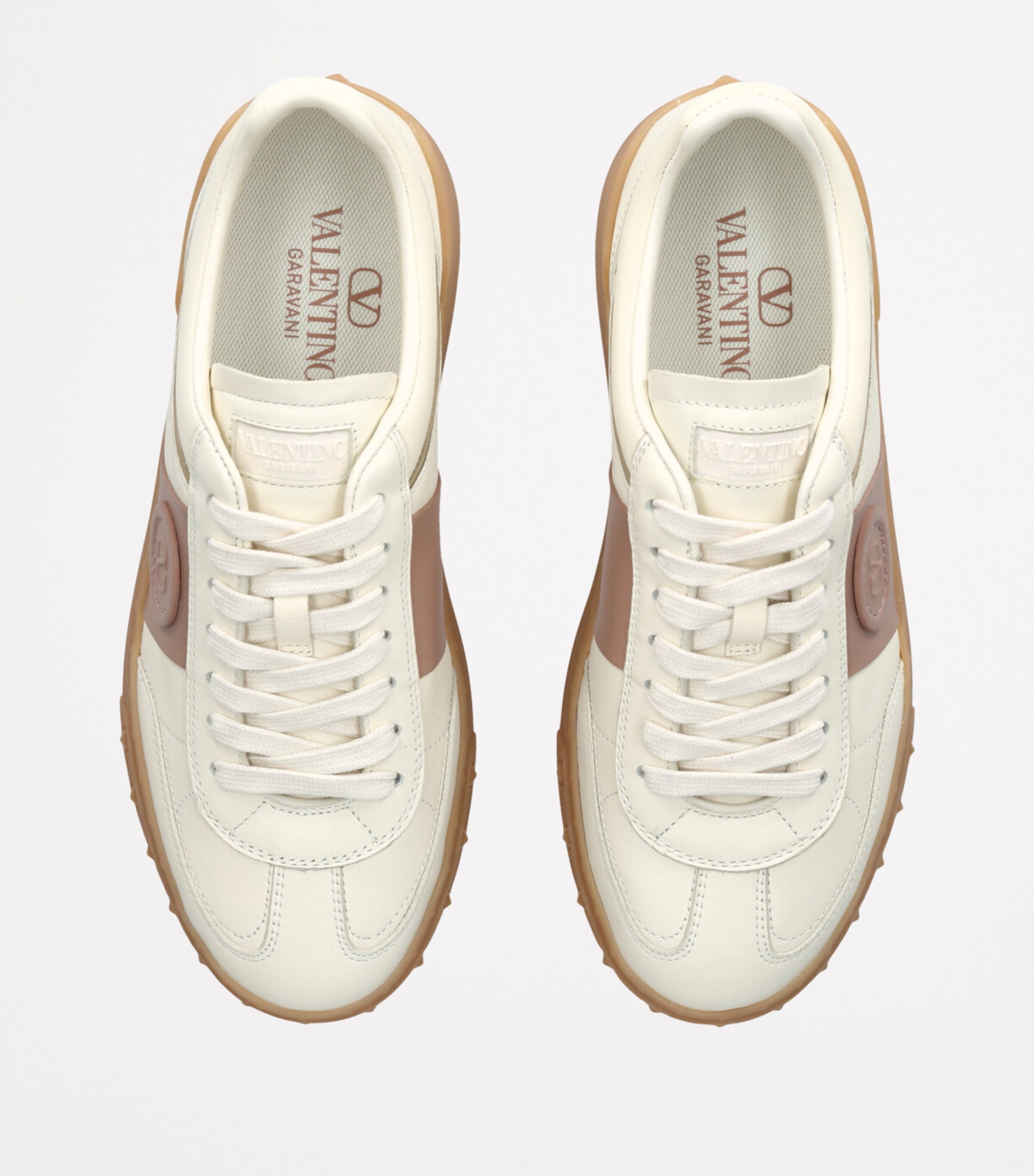 Valentino Garavani Leather Upvillage Sneakers White/oth Image 4