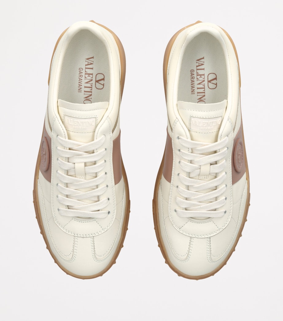 Valentino Garavani Leather Upvillage Sneakers White/oth Image 4