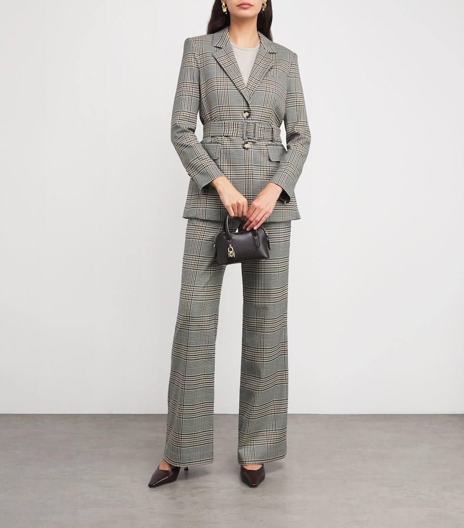 Check Miller Dickey Jacket ECRU/GREEN MULT Image 2