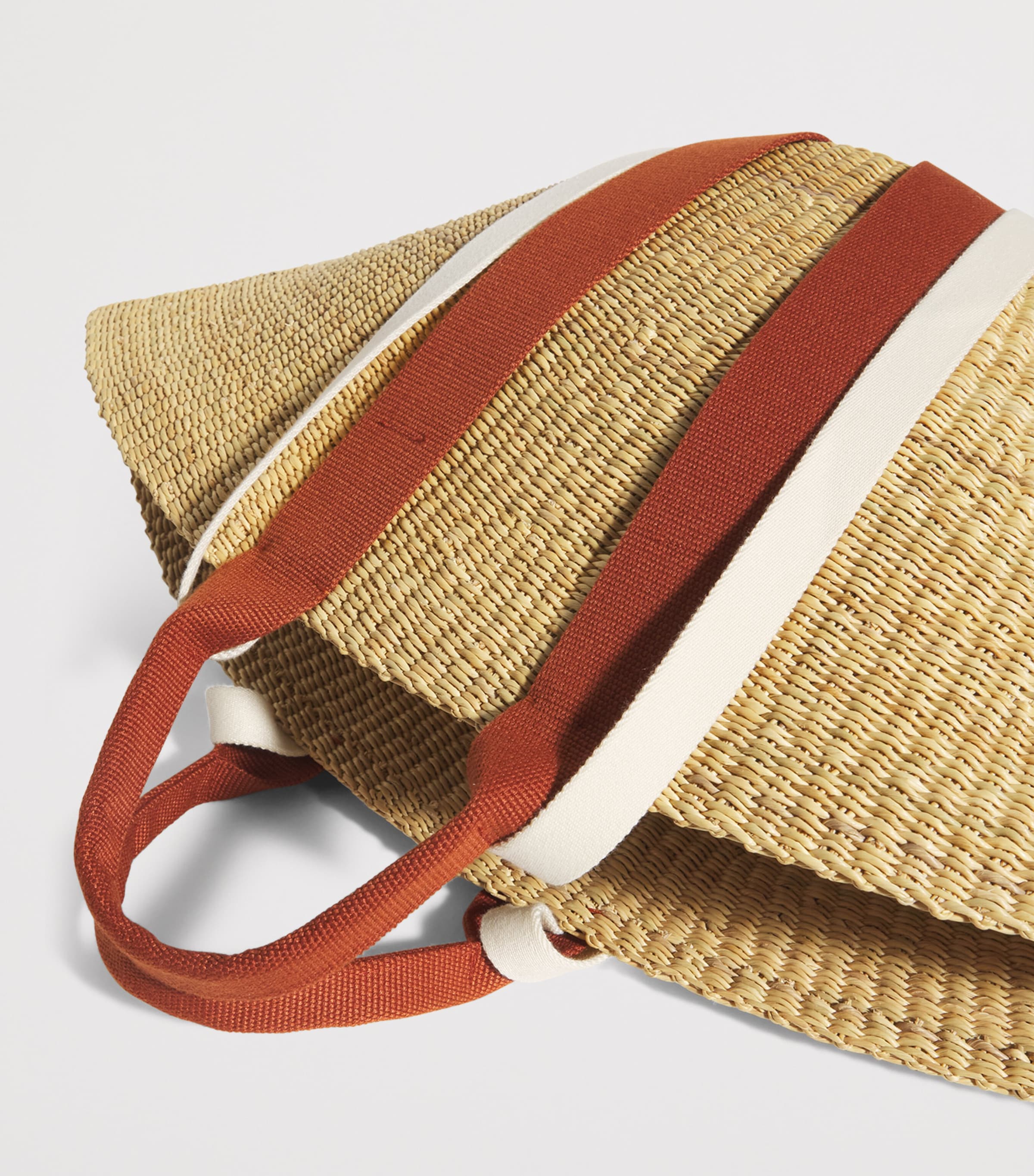 MUUN Sophie トートバッグ レザートリム 麦わら Muun Medium Straw Sophie Tote Bag | Harrods US
