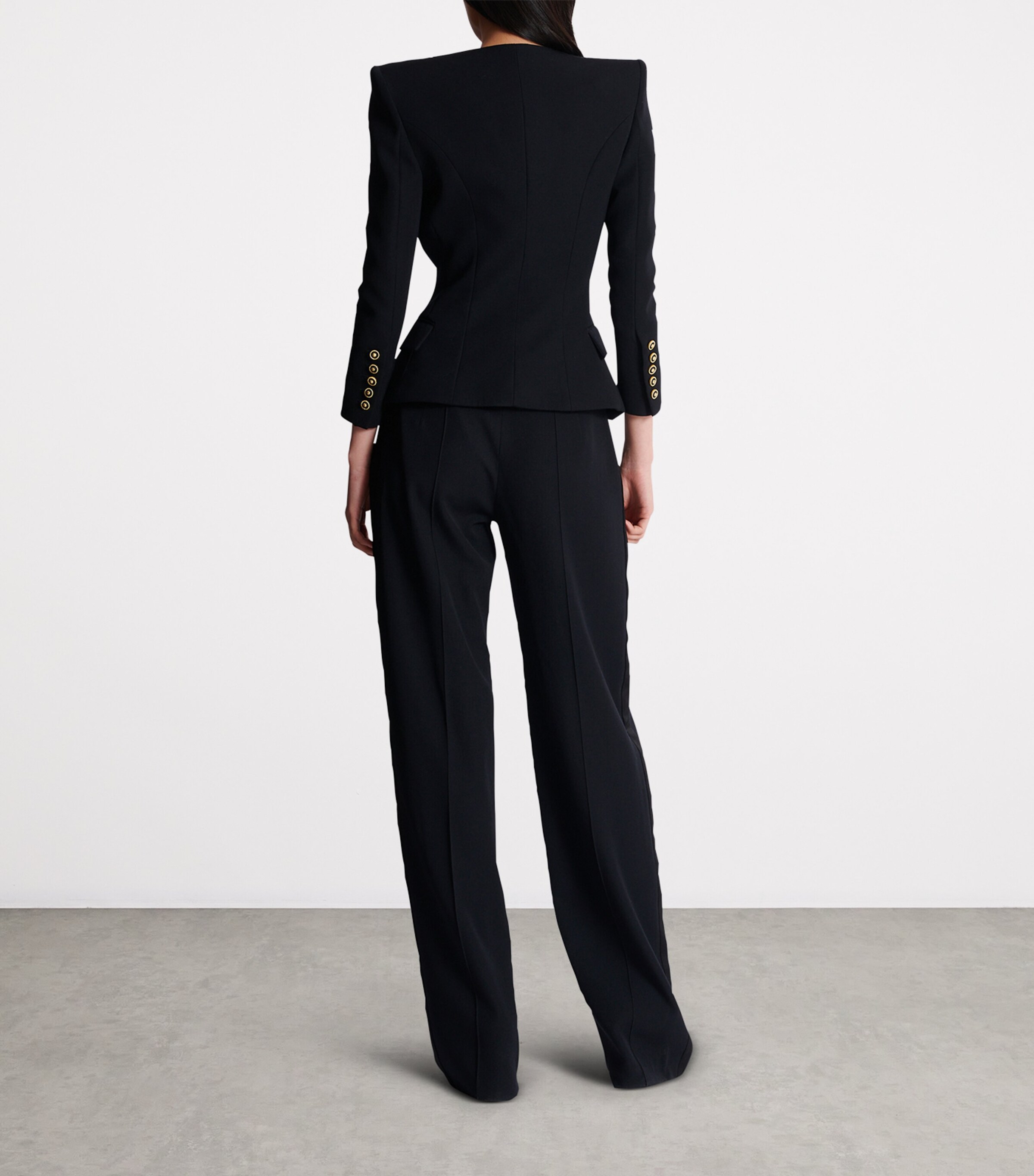 Virgin Wool Blazer 0PA NOIR Image 3