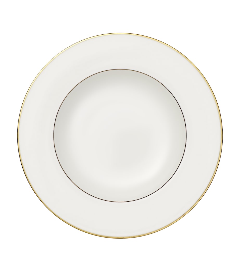 Anmut Gold Deep Plate (24cm) WHITE Image 1