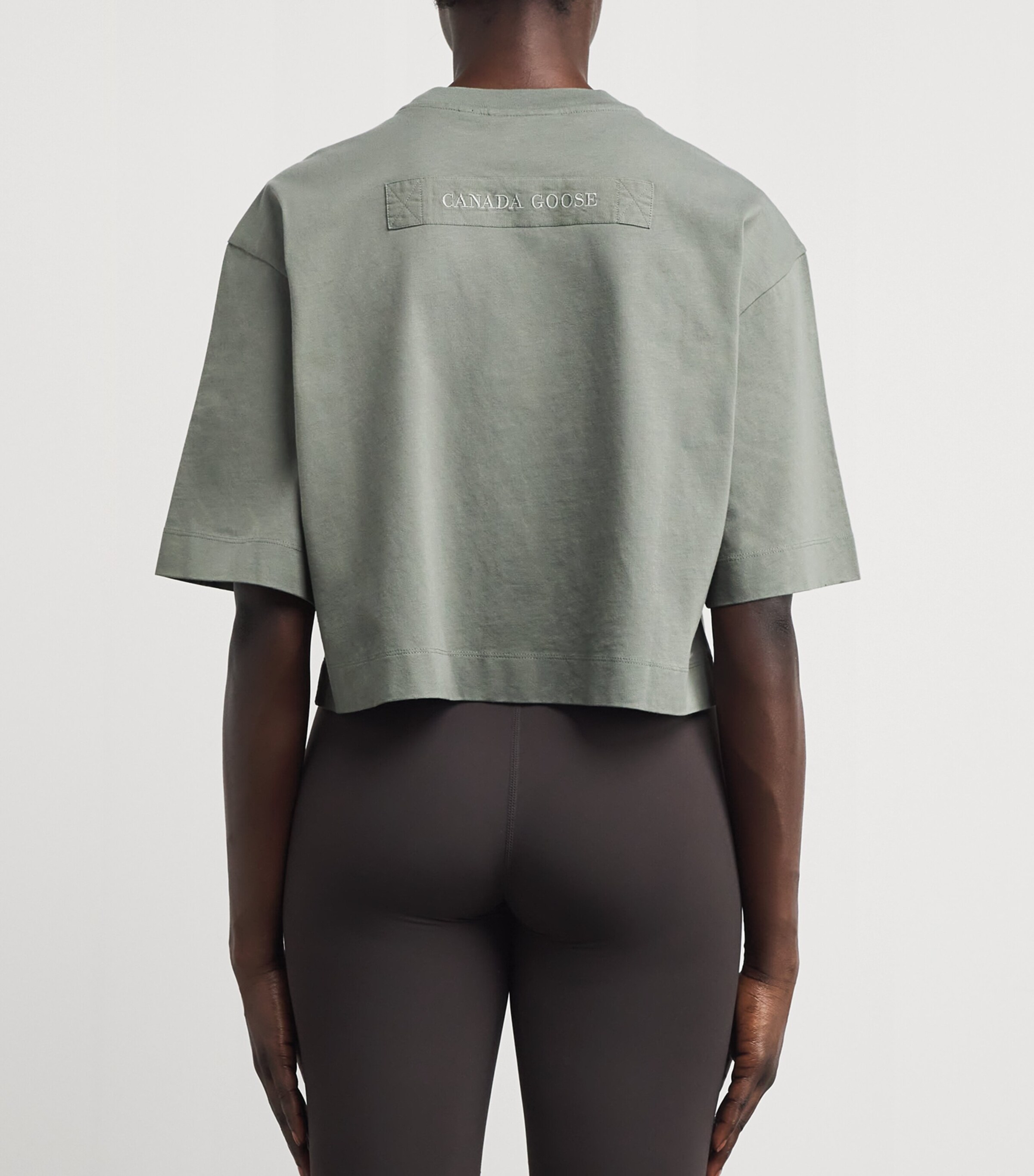 Cotton Addison Crop Top 9852SAGEBRUSH-ARMOISE Image 4