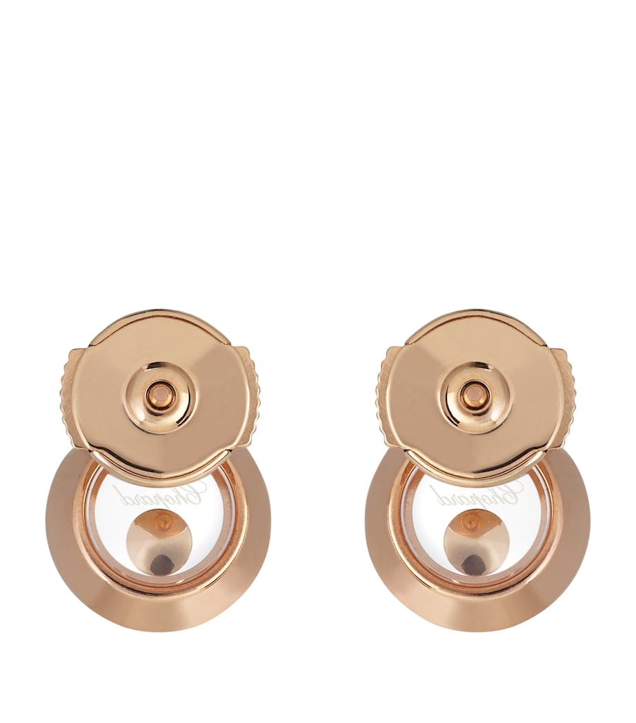 Rose Gold and Diamond Happy Diamonds Icons Earrings 18K ROSE GOLD Image 5