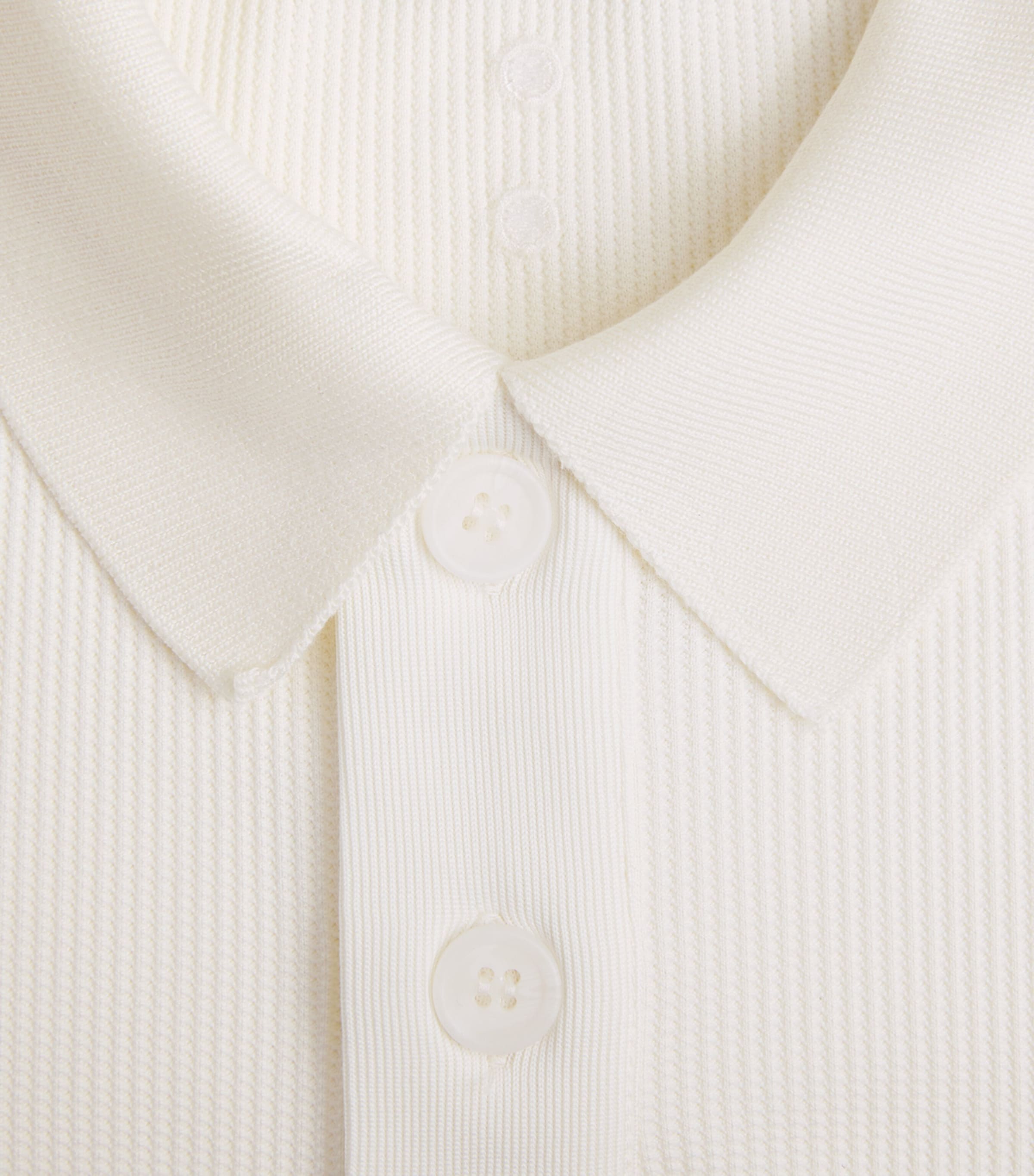 about:blank Mens Piqué Script Polo Shirt Oat Image 6