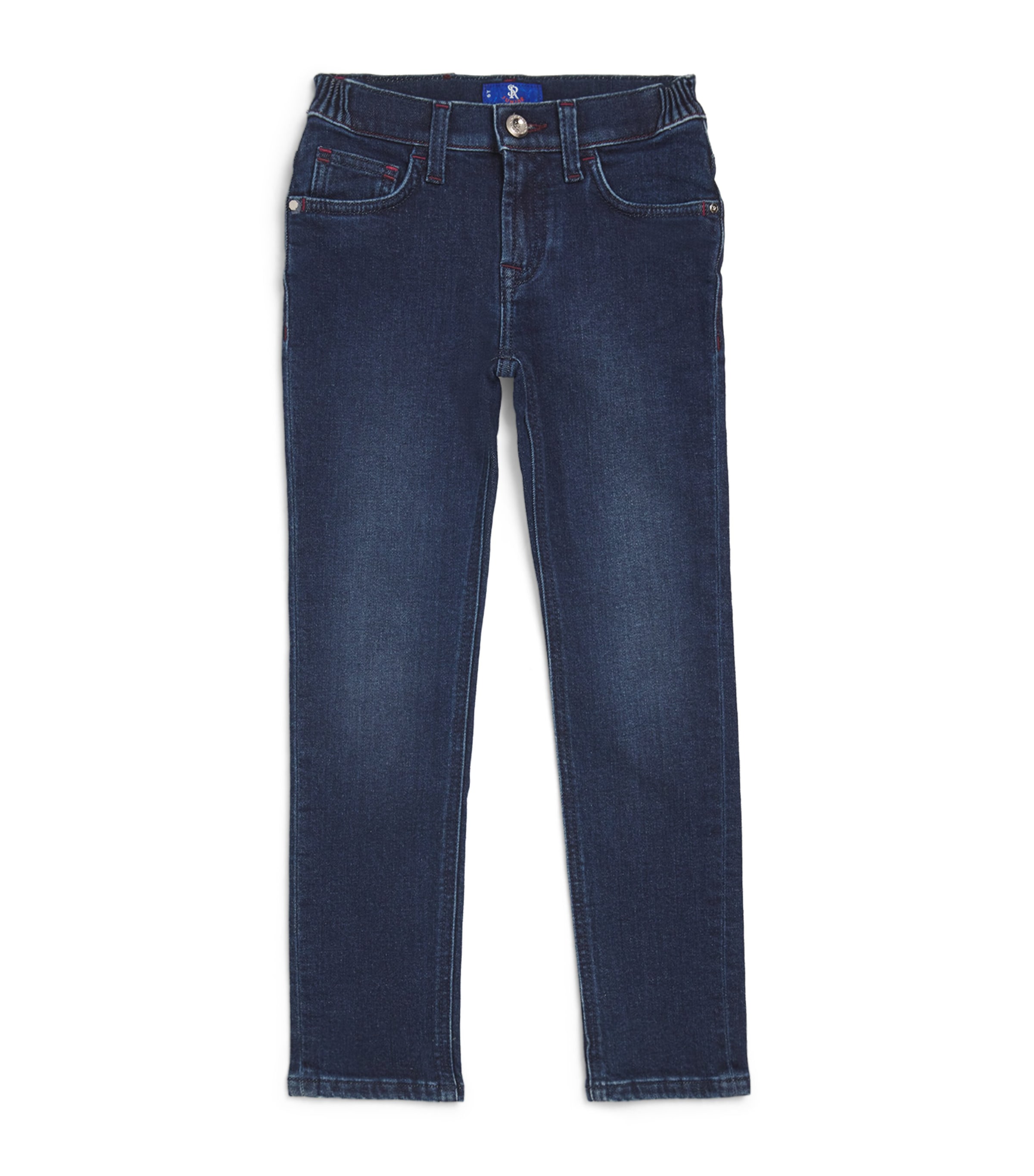 Shop Stefano Ricci Straight Jeans In Blue