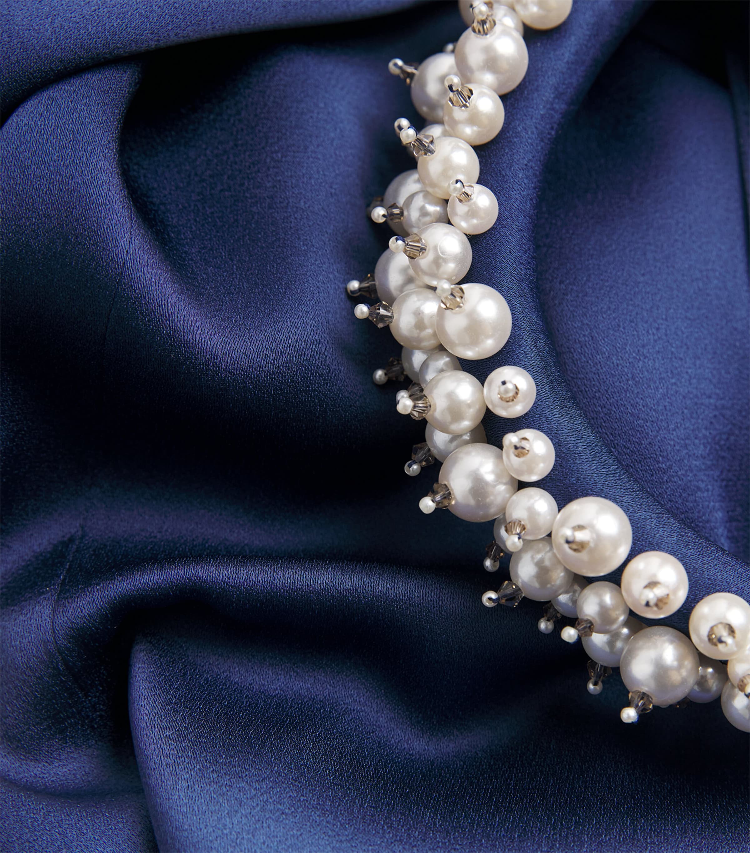 Satin Halterneck Jumpsuit 4000 NAVY Image 5