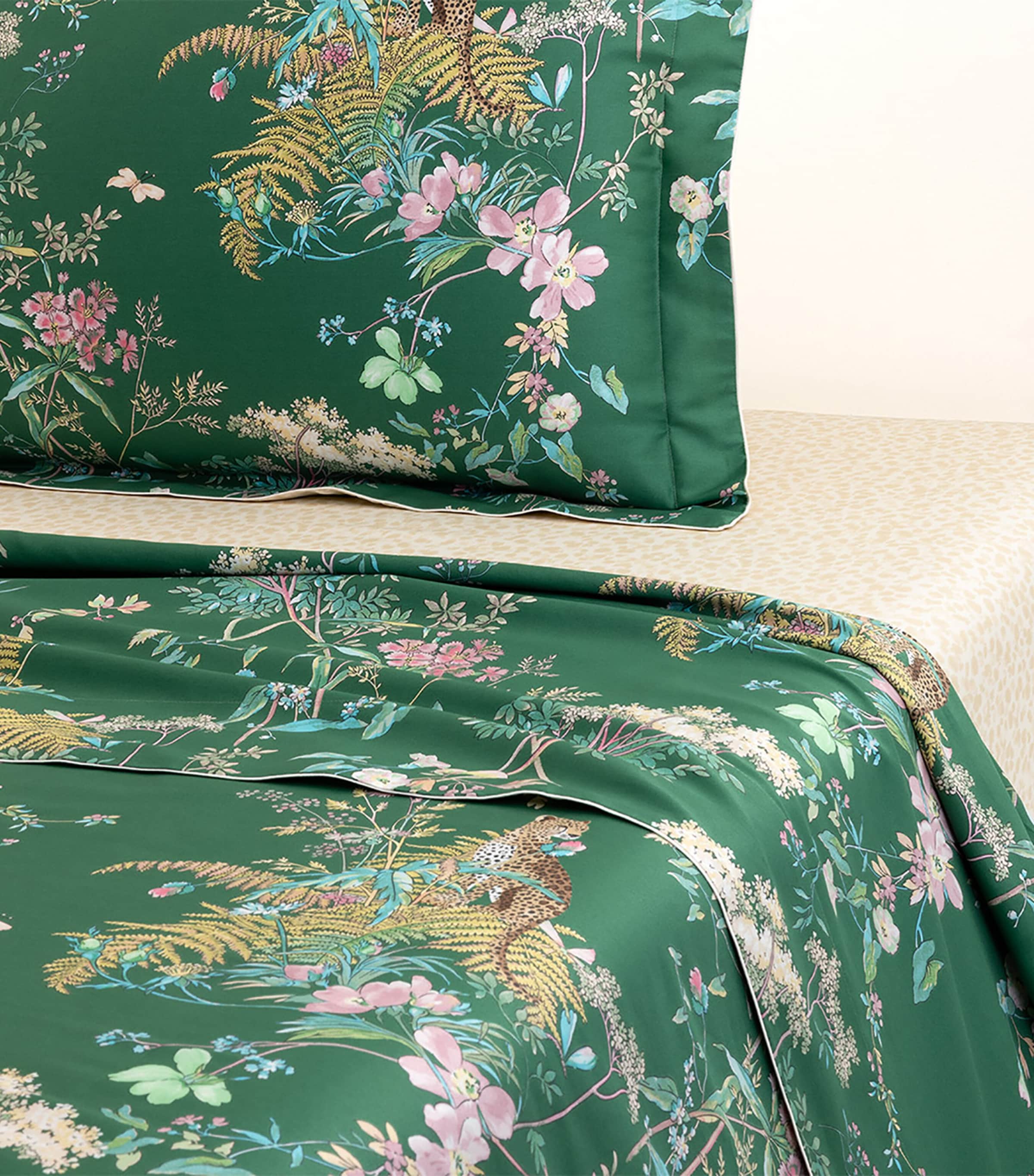Yves Delorme Contes Super King Flat Sheet (270cm x 295cm) Multicoloured Image 2