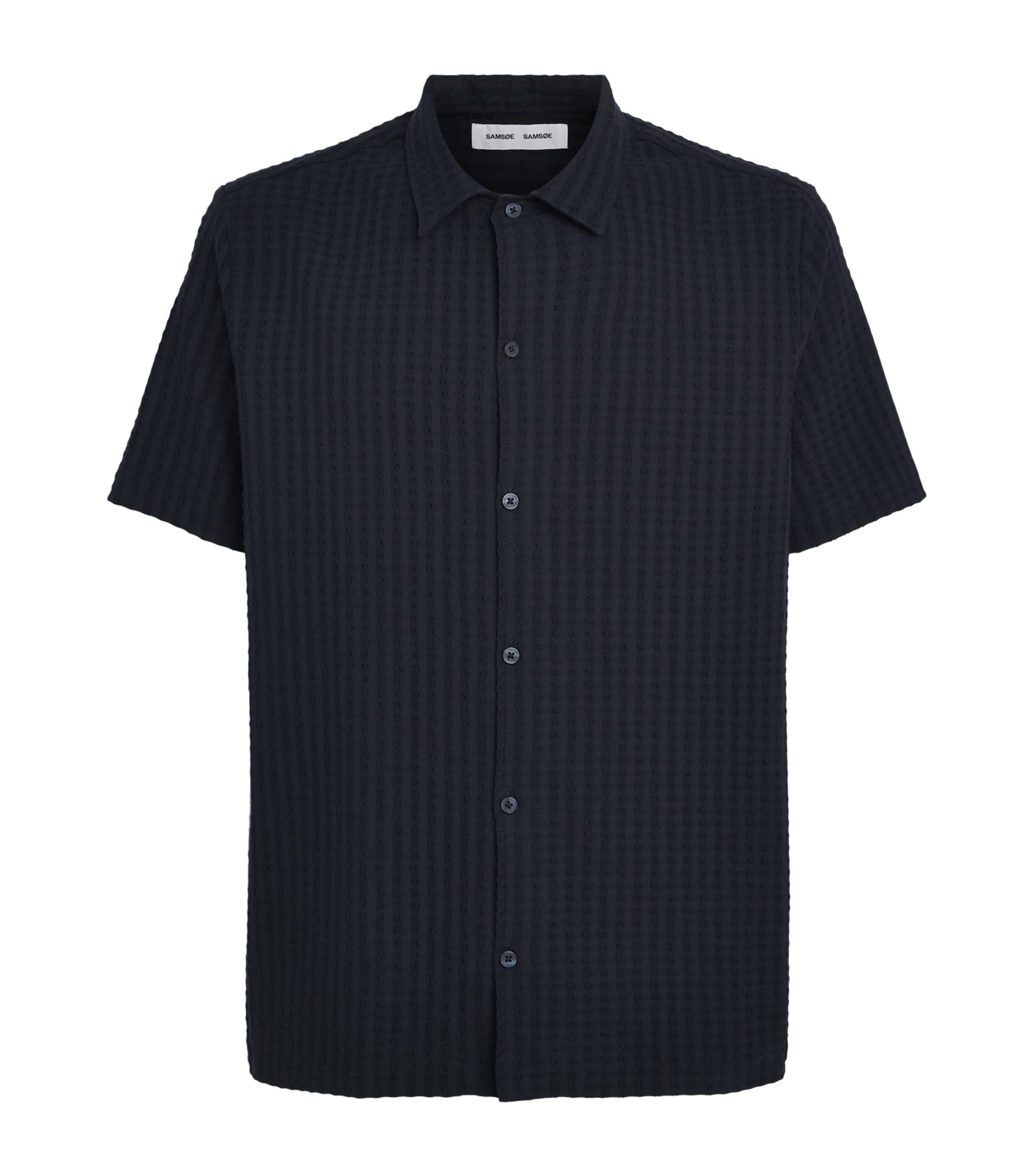 SAMSOE SAMSOE Mens Stretch-Cotton Avan Shirt Salute Image 1