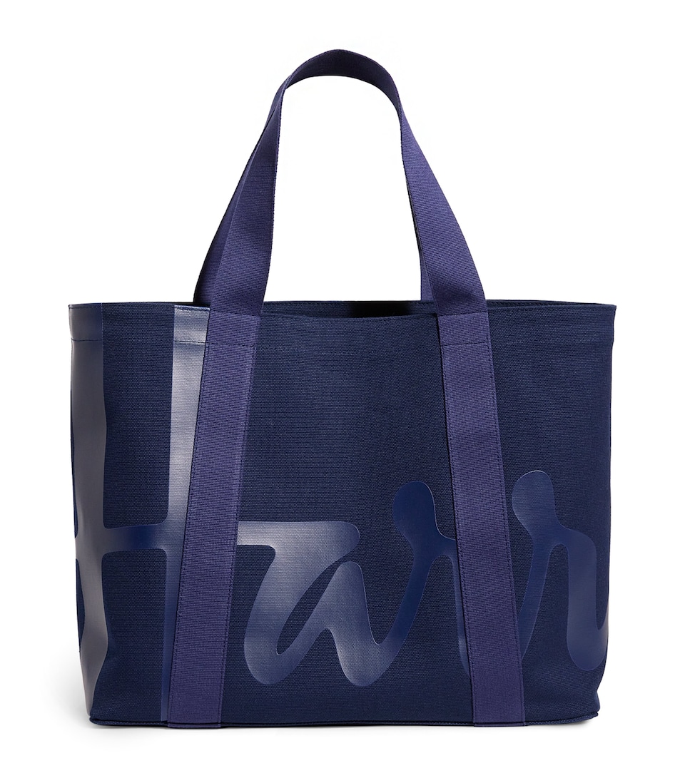Medium Cotton Logo Tote Bag