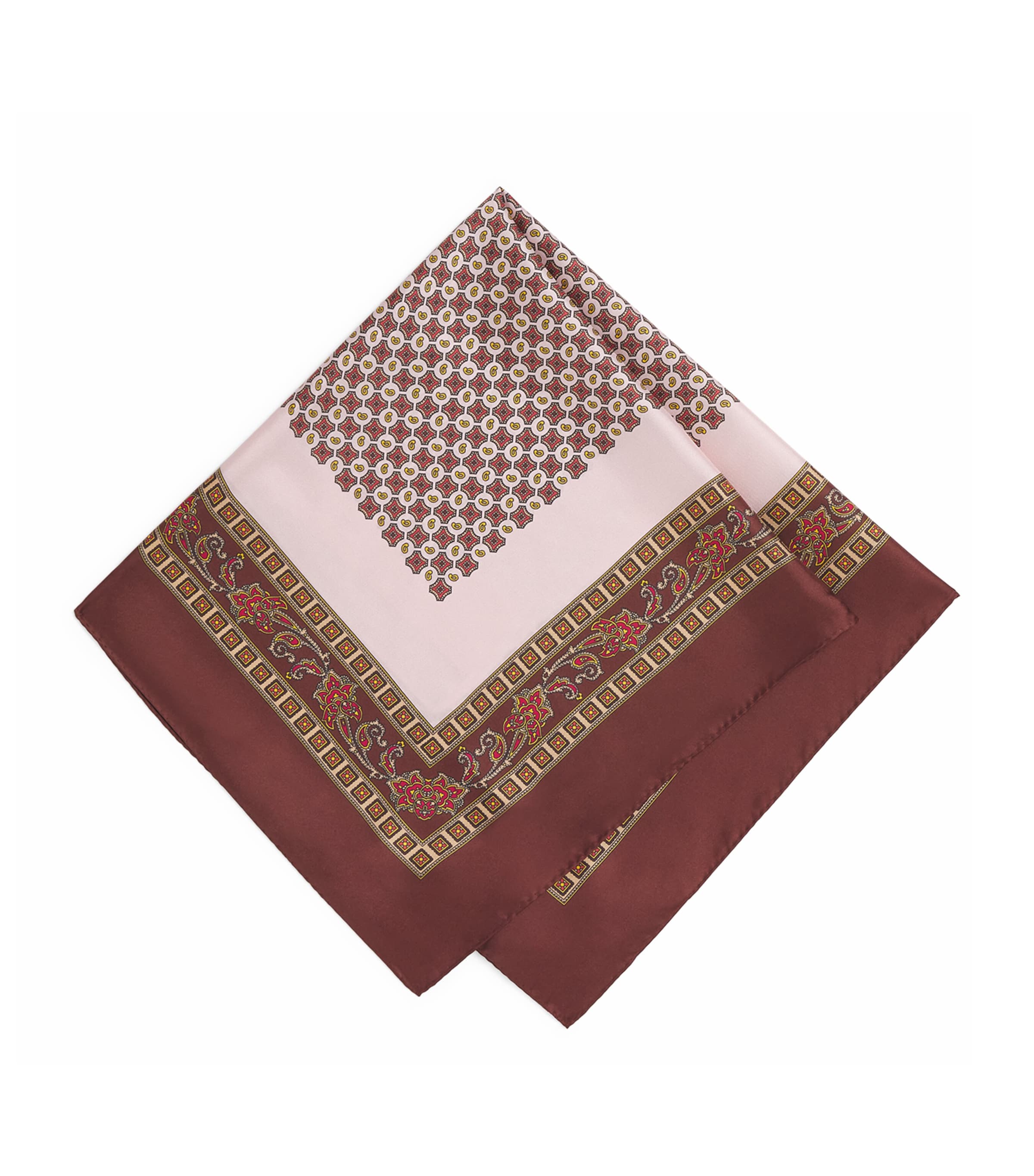 Sandro Silk Printed Scarf In Multi