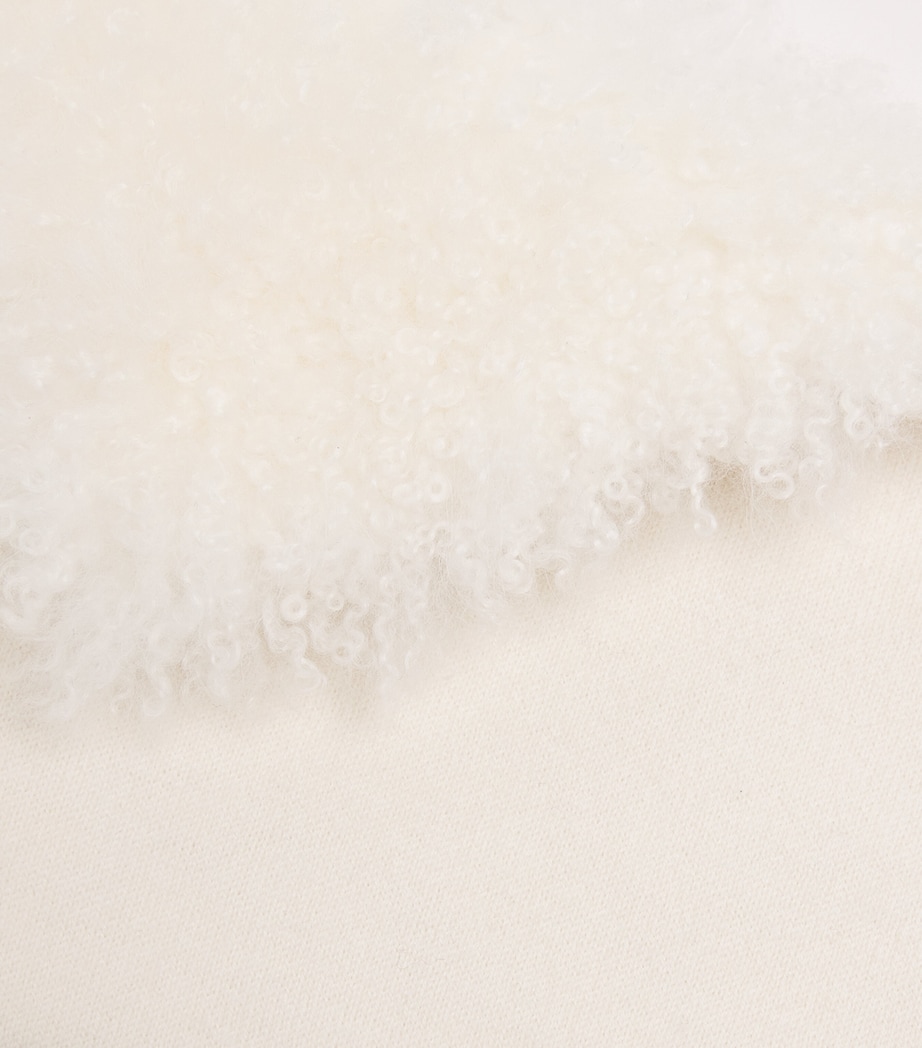 Yves Salomon Lamb Fur Bandana Image 4