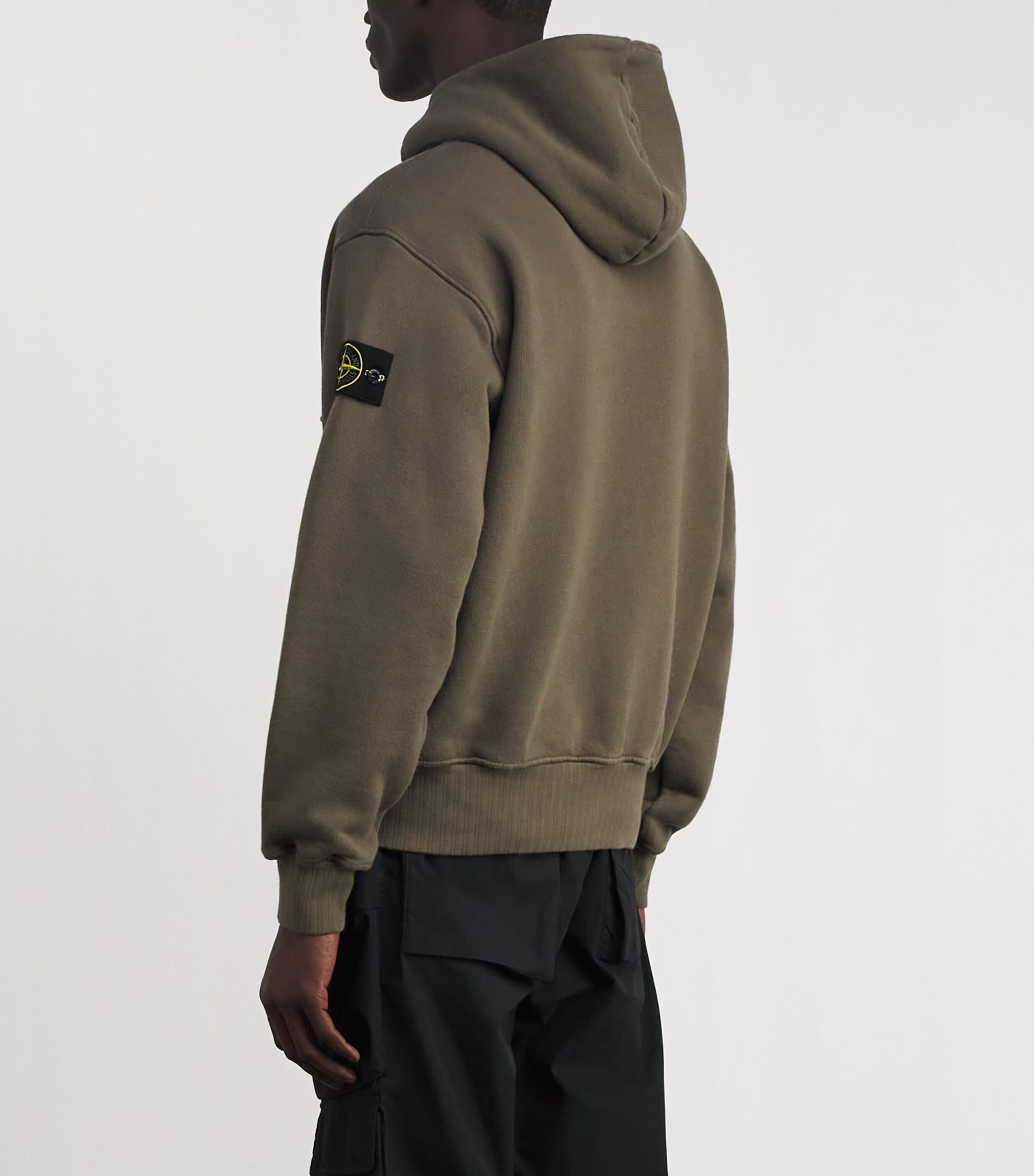 Cotton Compass Logo Hoodie V0054 Image 4