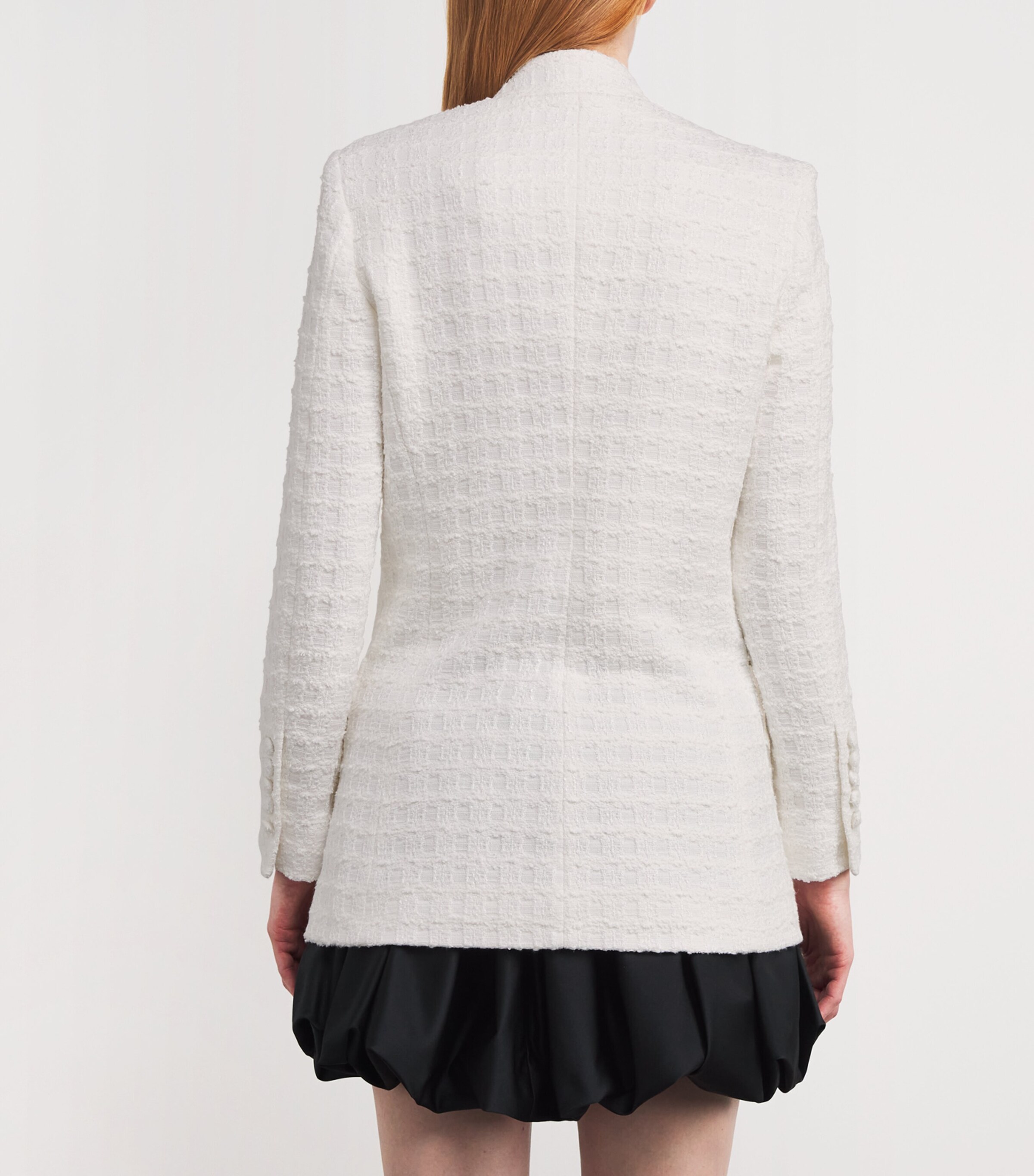 Liberowe Womens Tweed Raja Jacket White Image 4