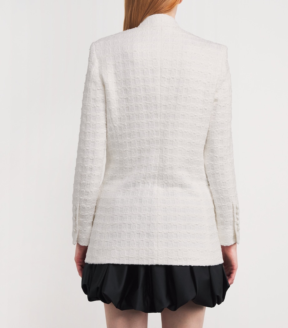 Liberowe Womens Tweed Raja Jacket White Image 4