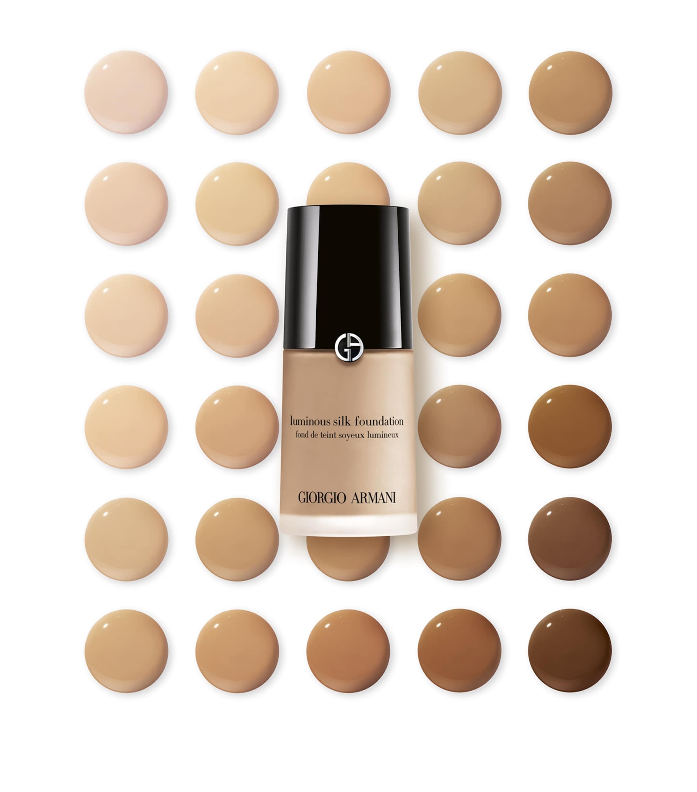 Armani Luminous Silk Foundation Swatches Power Fabric Giorgio