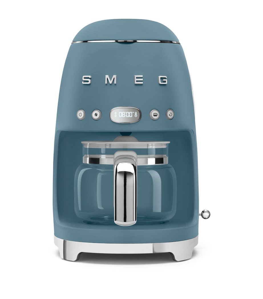 Smeg Drip Filter Coffee Machine Matte Storm Blue Image 1
