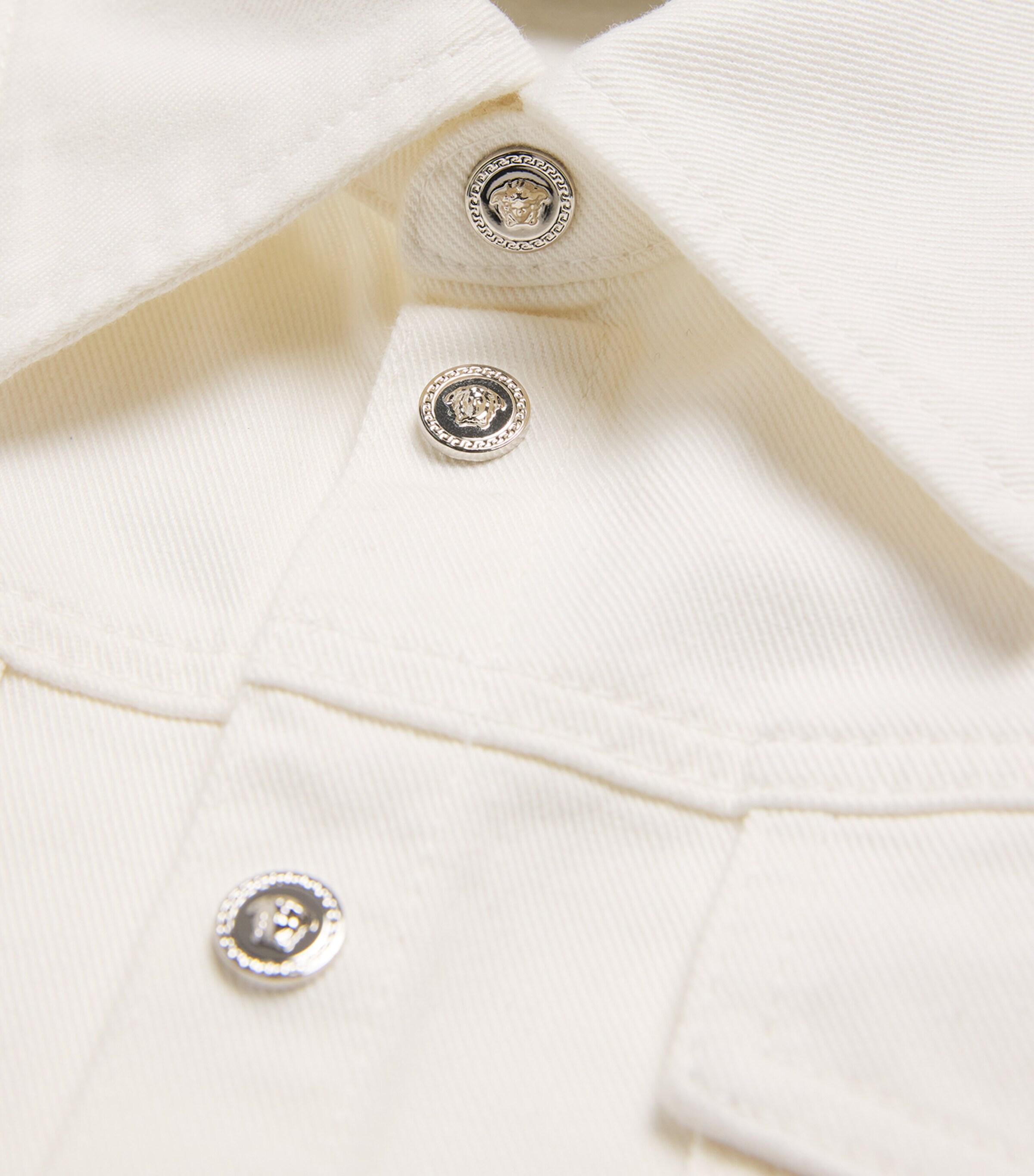 Denim Medusa Shirt (6-14 Years) 1D110WHITE Image 3