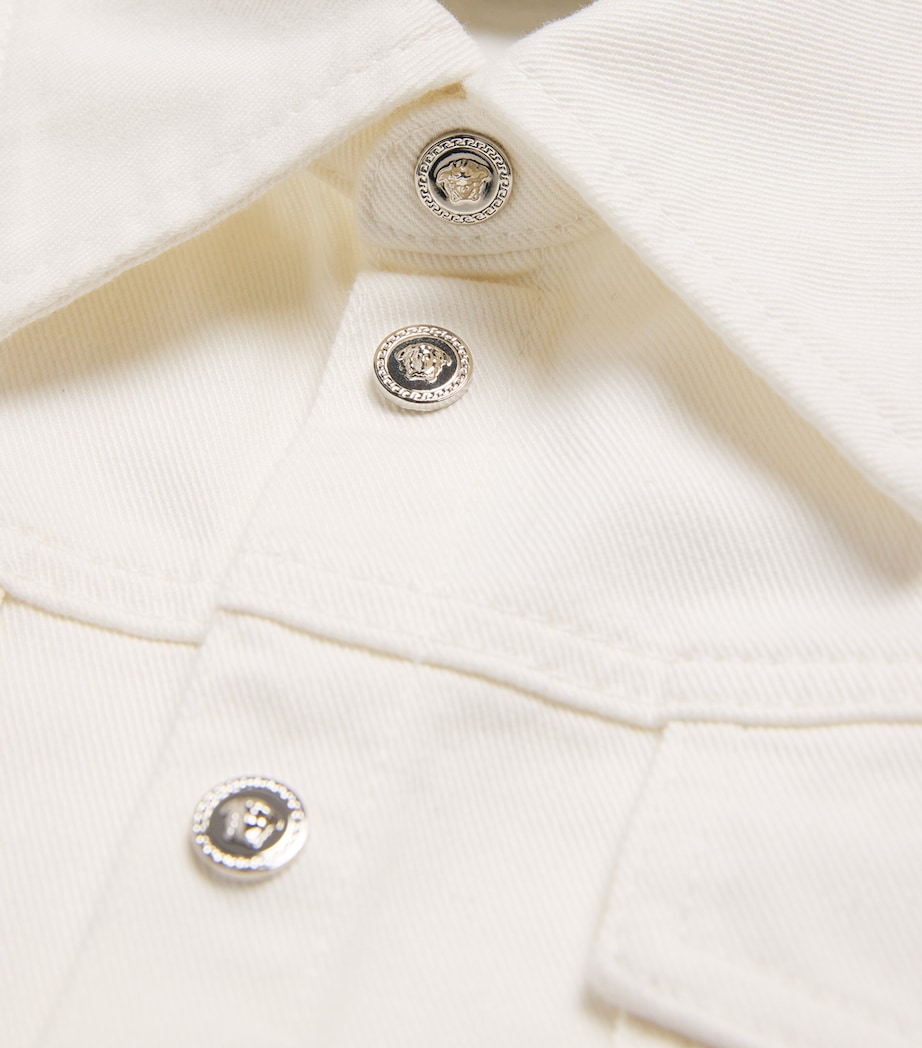 Denim Medusa Shirt (6-14 Years) 1D110WHITE Image 3