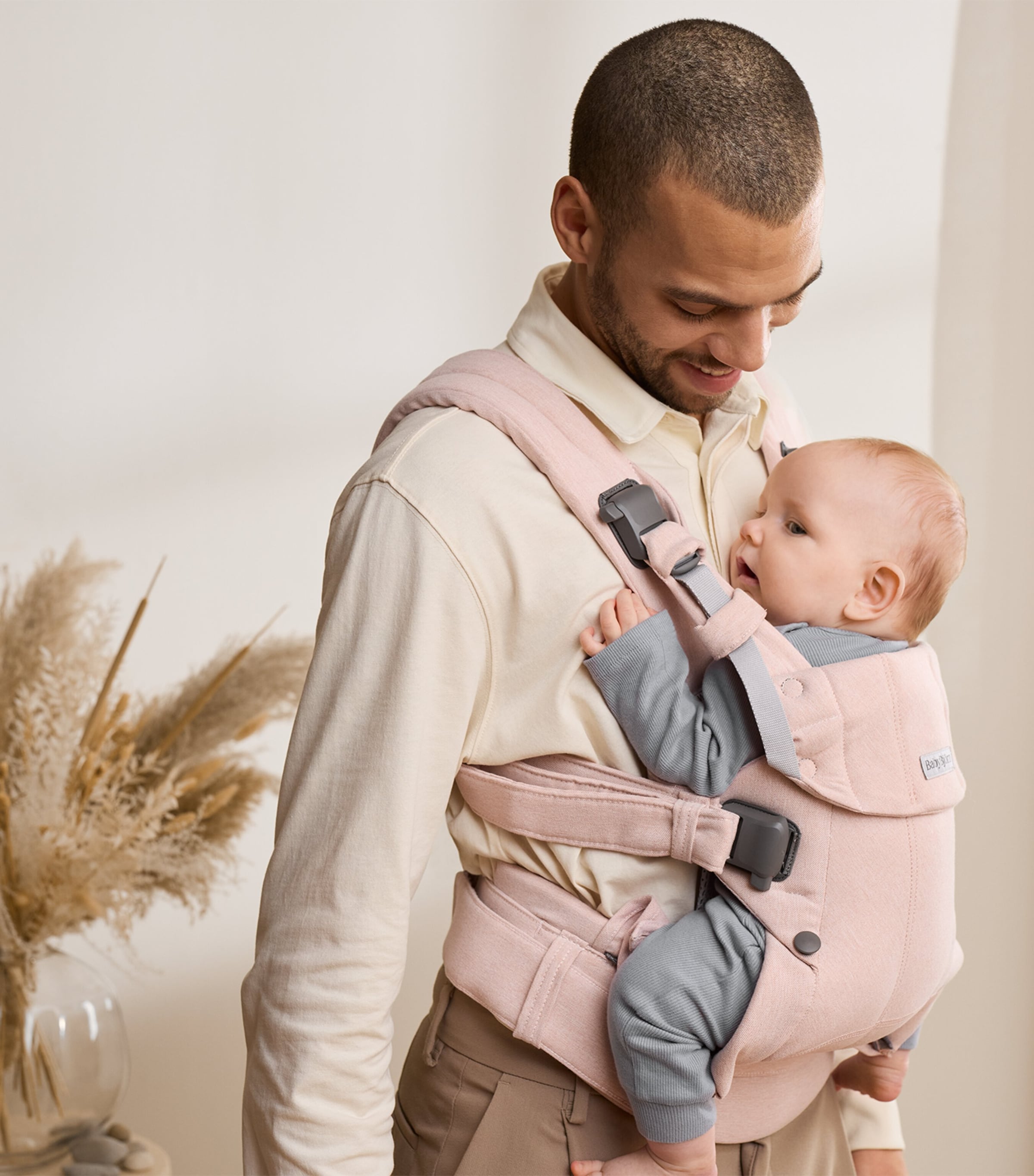 Woven Harmony Baby Carrier LIGHT PINK Mï¿½LANGE Image 2