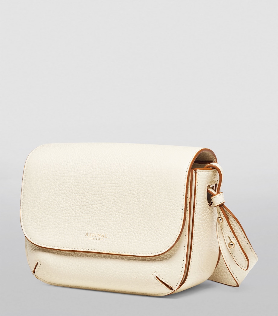 Leather Ella Cross-Body Bag IVORY Image 3