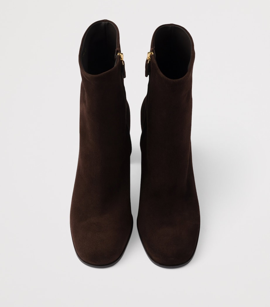 Suede Booties Ankle Boots 85 F0003 Image 3