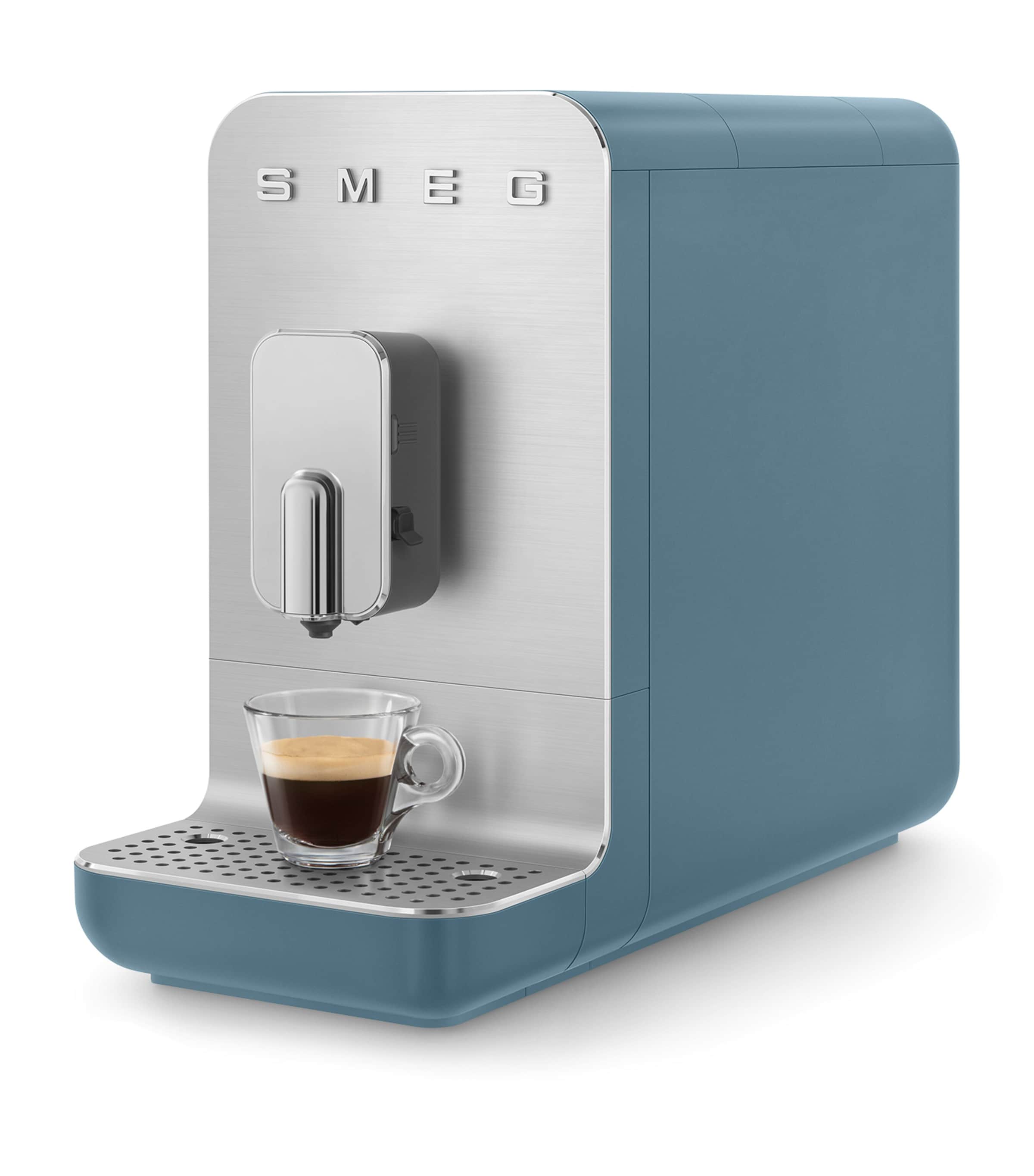 Smeg Bean To Cup Coffee Machine Matte Storm Blue Image 2