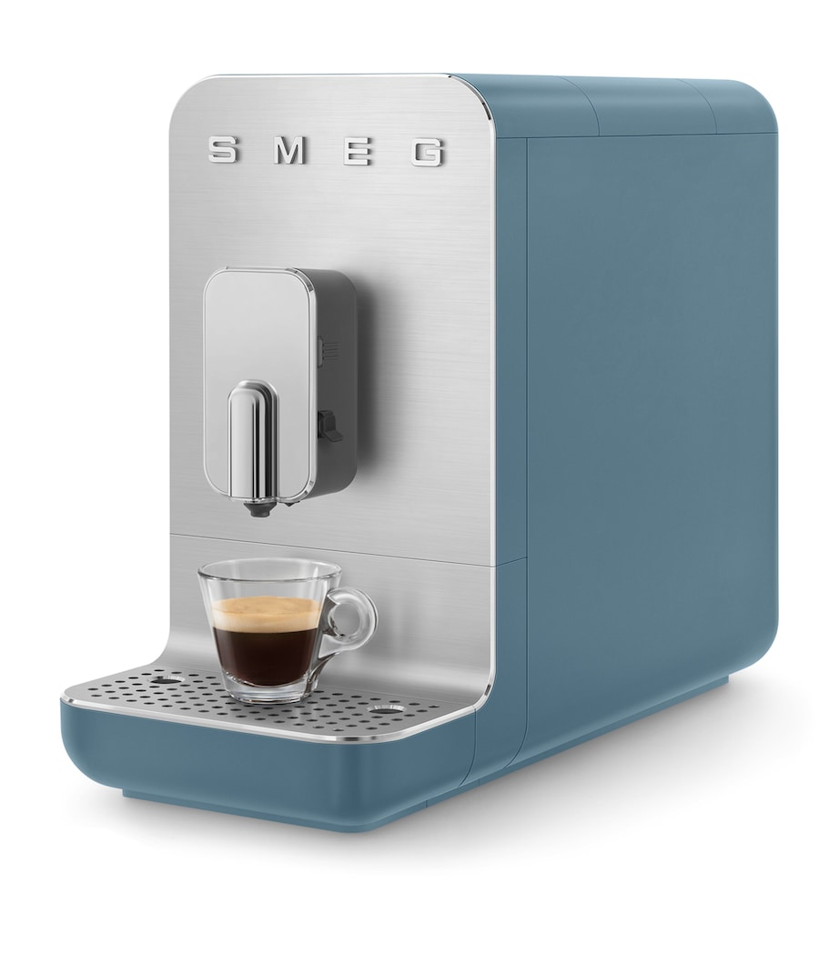 Smeg Bean To Cup Coffee Machine Matte Storm Blue Image 2