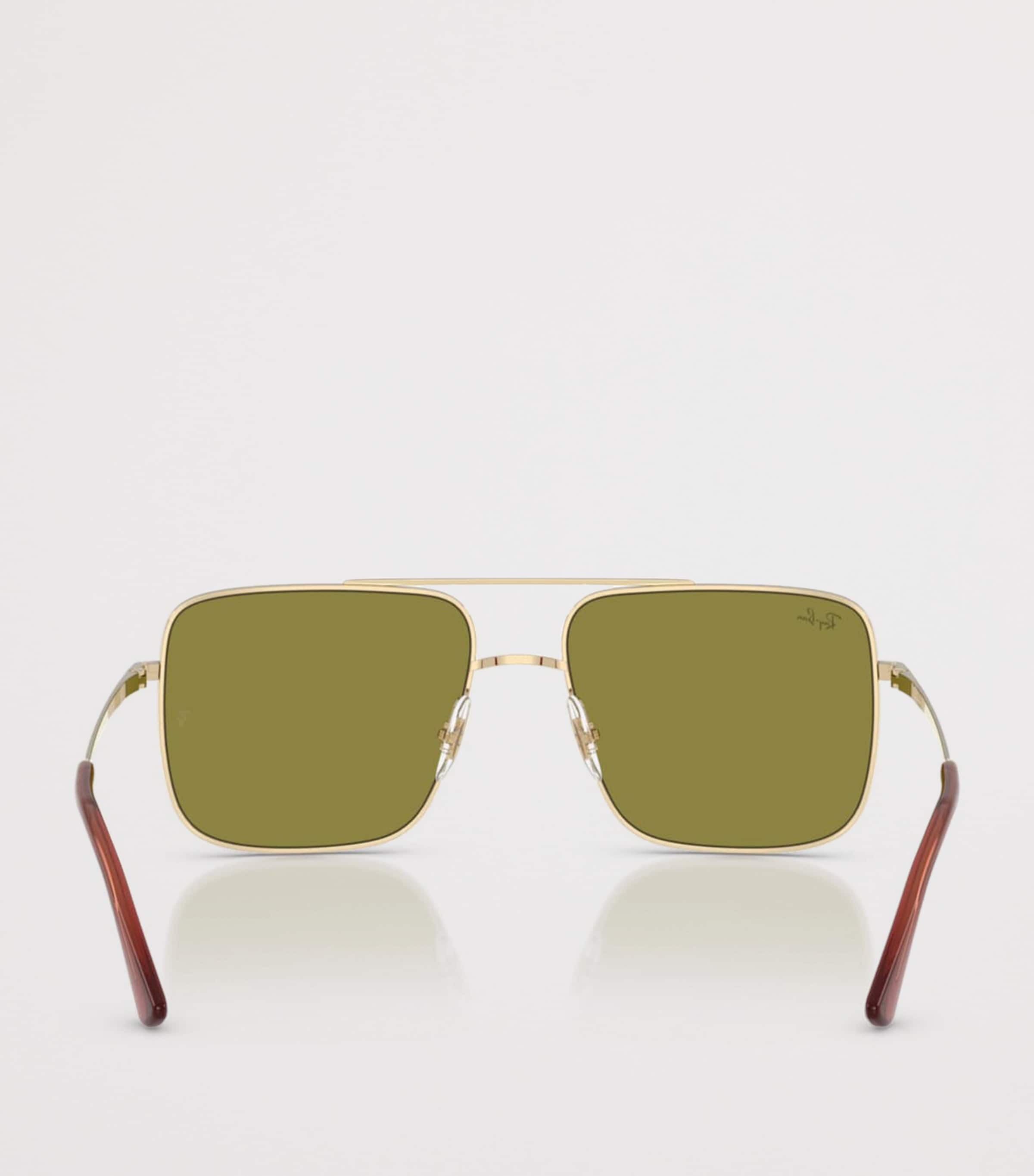 Ray-Ban RB3758 Ari Bio-Based Square Sunglasses Gold Image 4