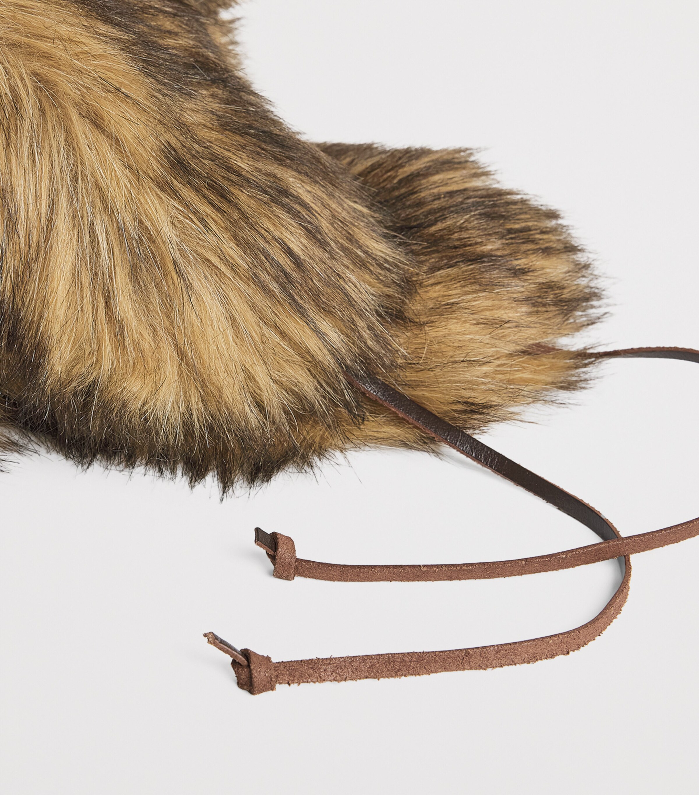 Faux Fur Trapper Hat BROWN Image 4