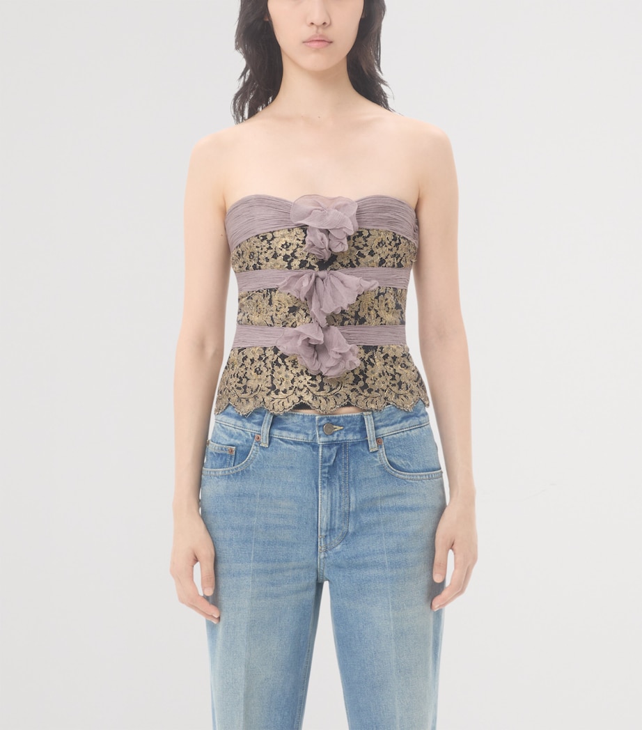 Silk Bow Corset Top CC2 Image 2