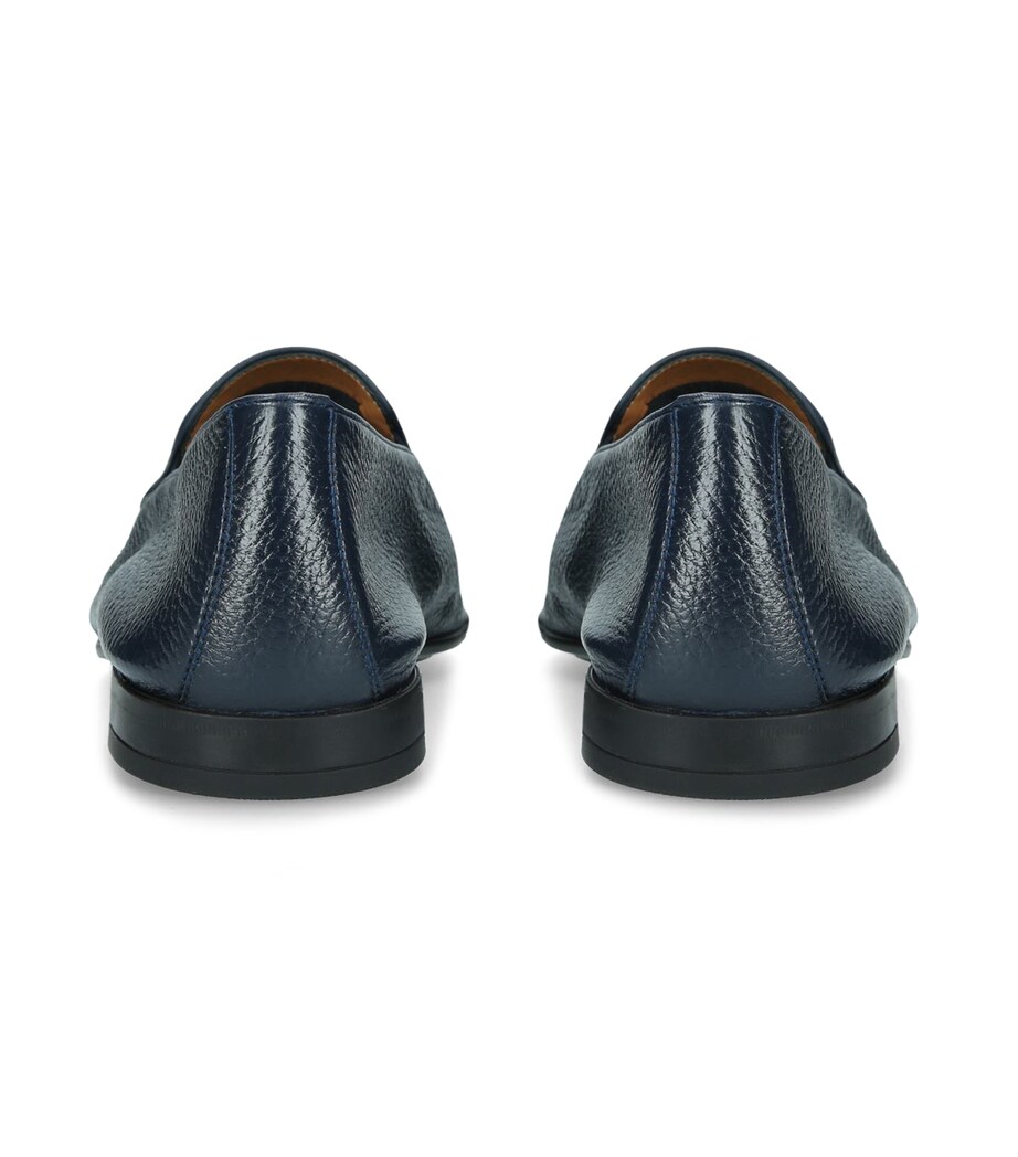 Deerskin Loafers NAVY Image 2