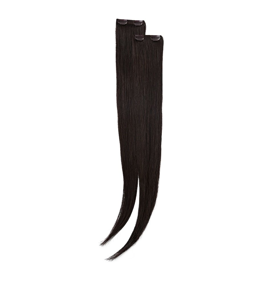 Beauty Works x Huda BARELY THERE Mix & Match Minis Clip-In Hair Extensions (20") RAVEN Image 1