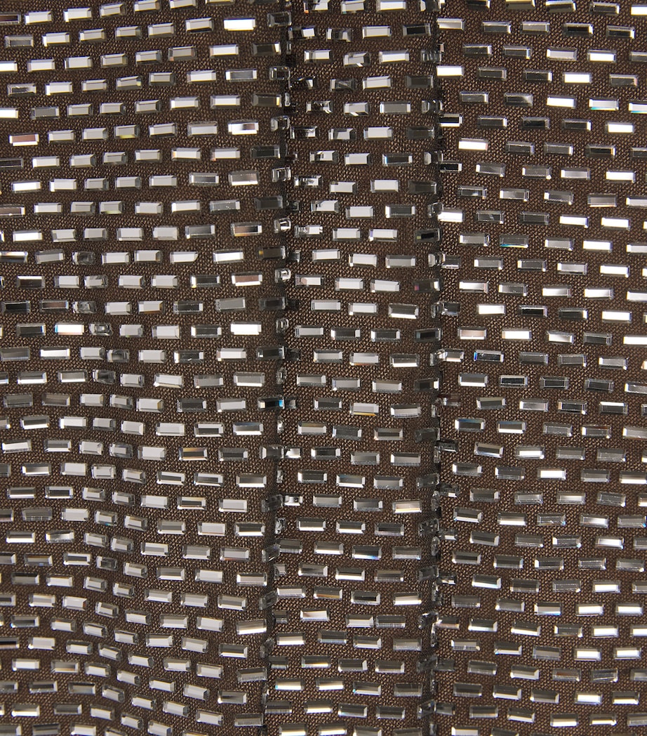 Rhinestone Maxi Dress GREY Image 5