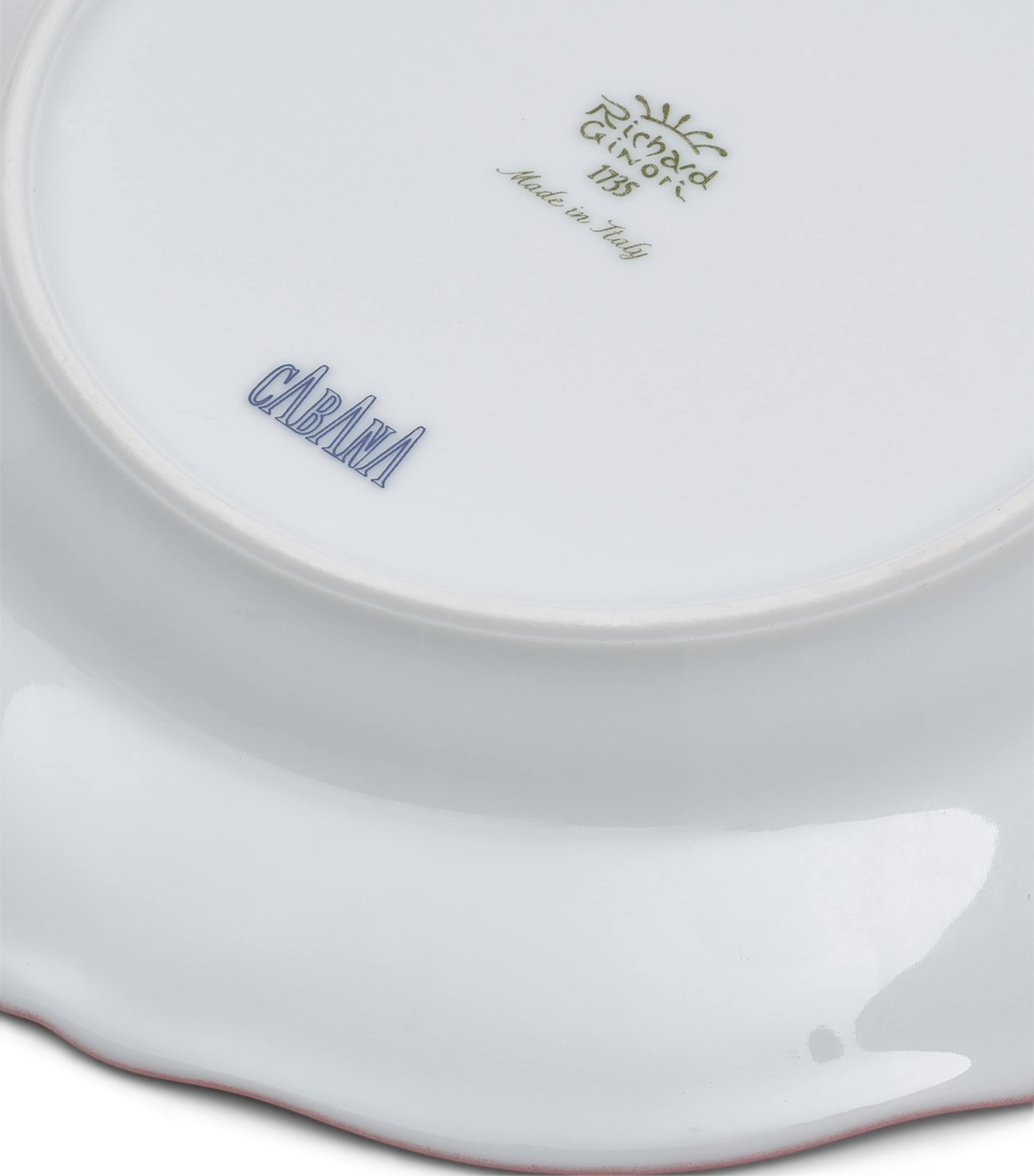 x Ginori 1735 Porcelain Floral Plate Set MAGENTA Image 2