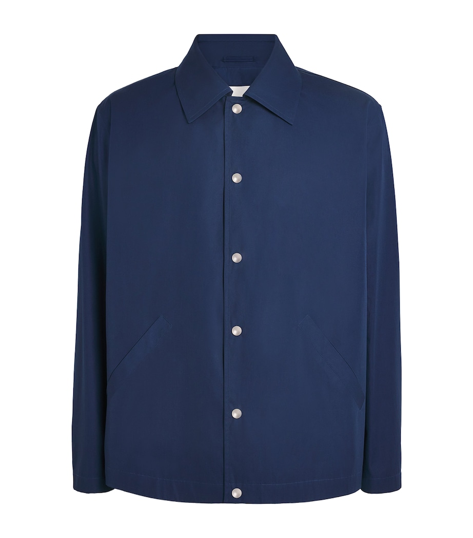 Cotton Poplin Logo Jacket VIOLET NIGHT Image 1