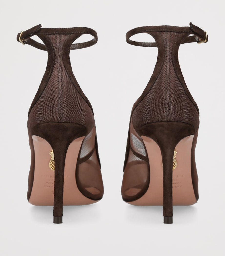 Mesh Love Affair Pumps 80 BROWN Image 3