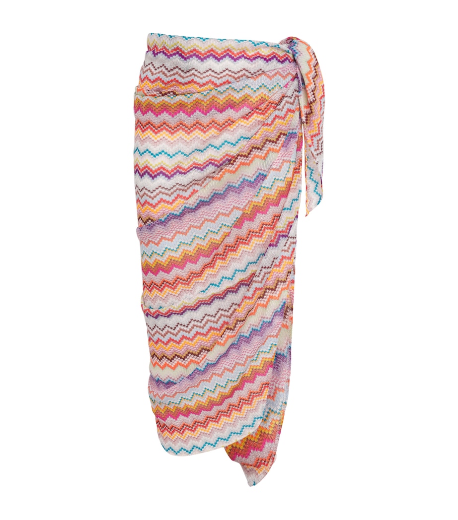 Pixel-Effect Zigzag Maxi Pareo 0001 Image 1