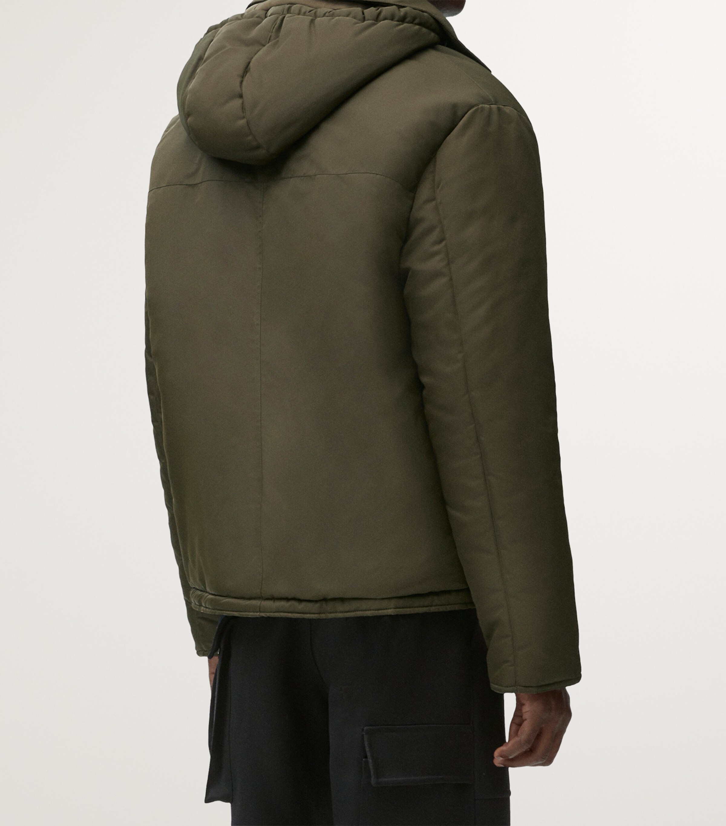 Nylon Padded Jacket KHAKI GREEN Image 4