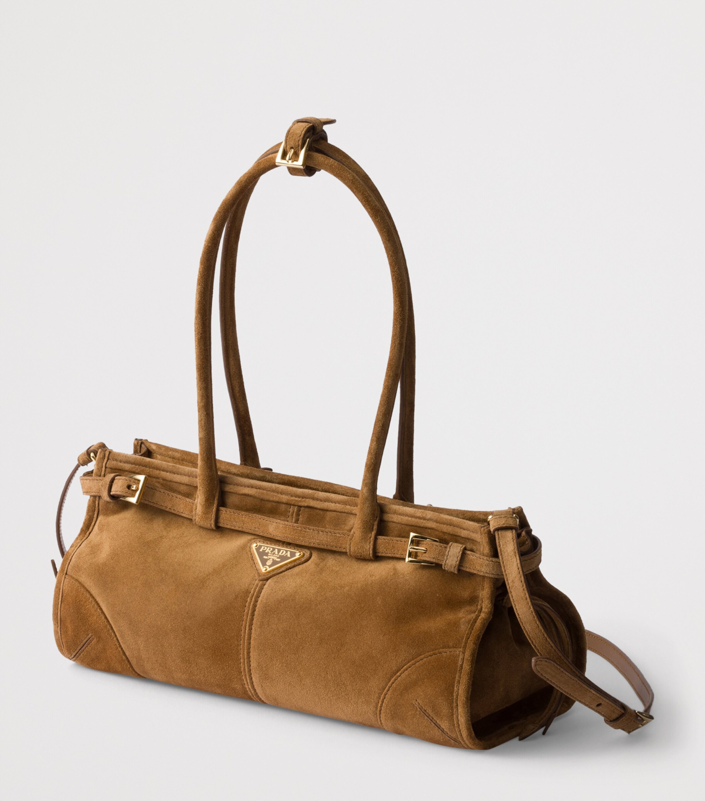 Medium Suede Bonnie Shoulder Bag F0401 Image 3