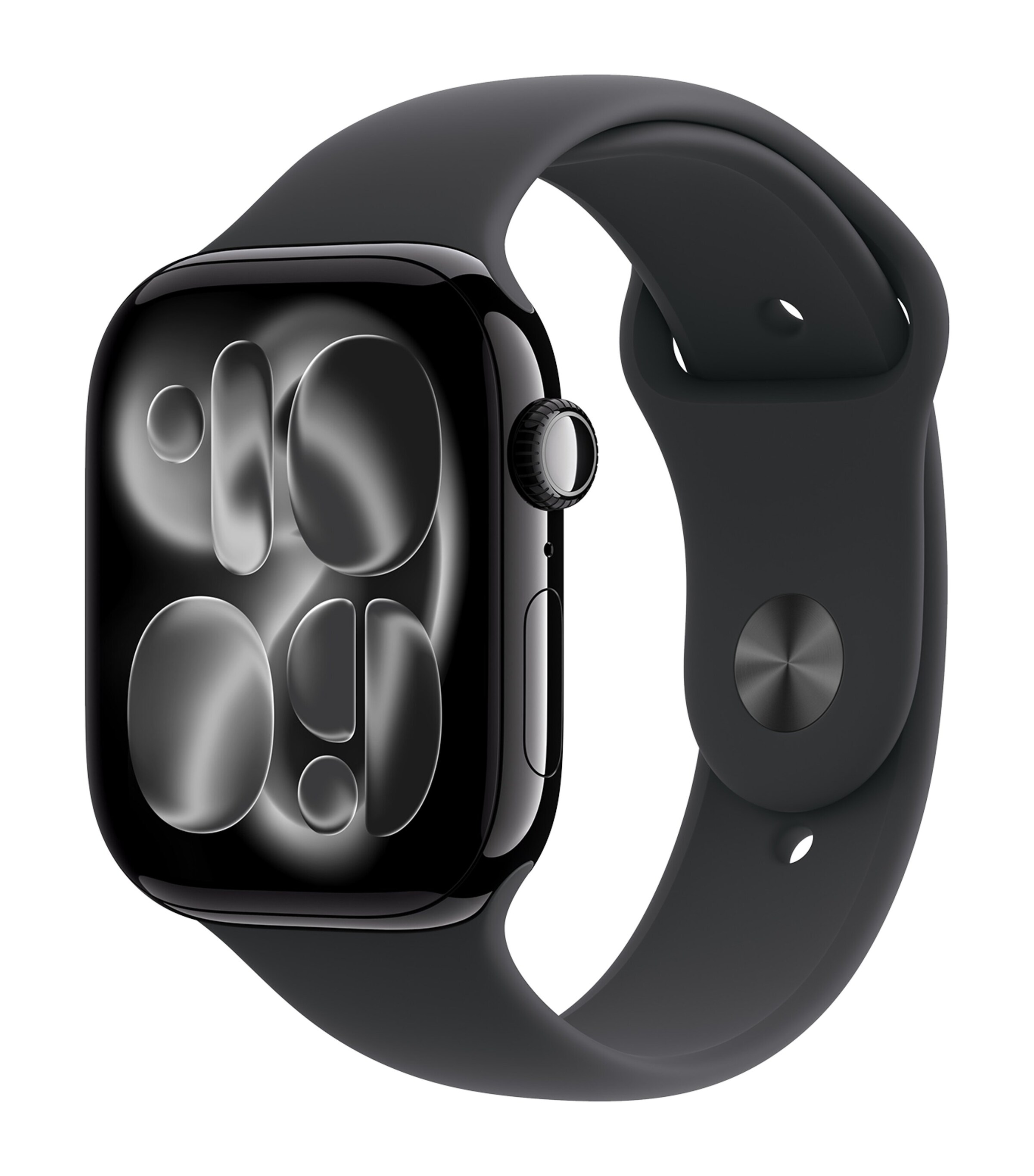 Apple Watch Series 11 - Jet Black with Black Sport Band, 46mm, Small/Medium JET BLACK Image 2