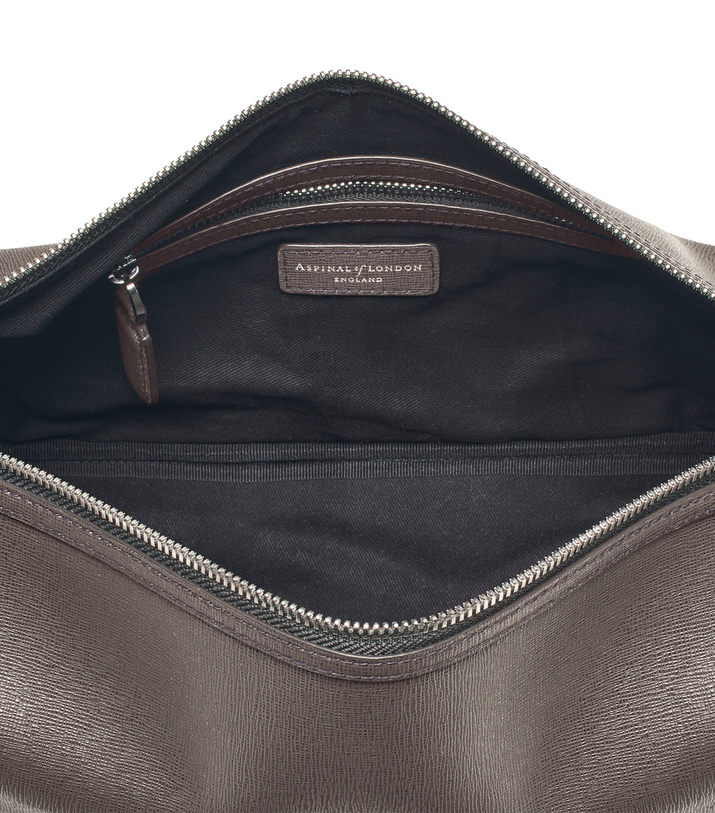 Aspinal Of London Classic Wash Bag Charcoal Image 3